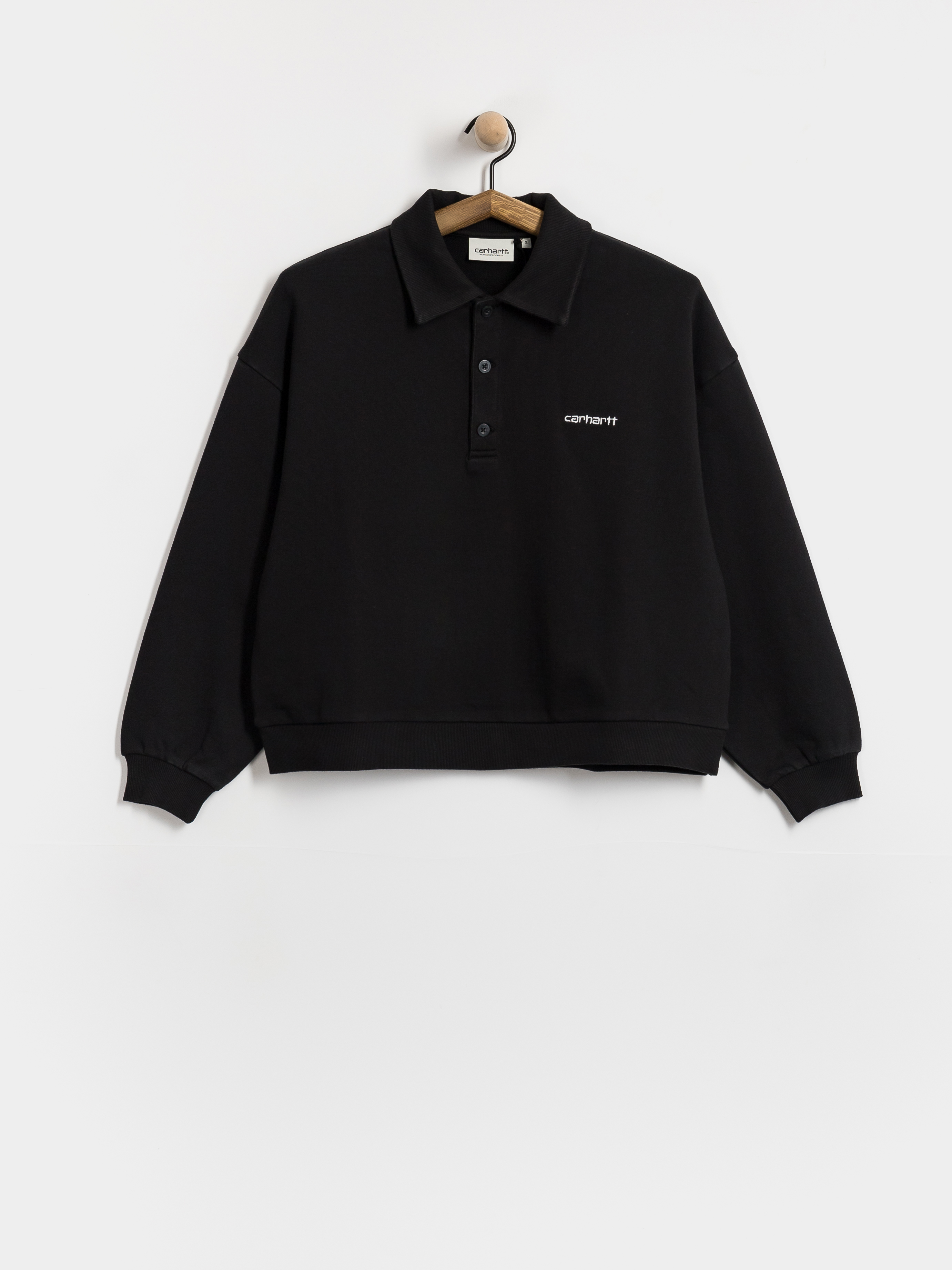 Carhartt WIP Brenta Polo Wmn Sweatshirt (black/white)