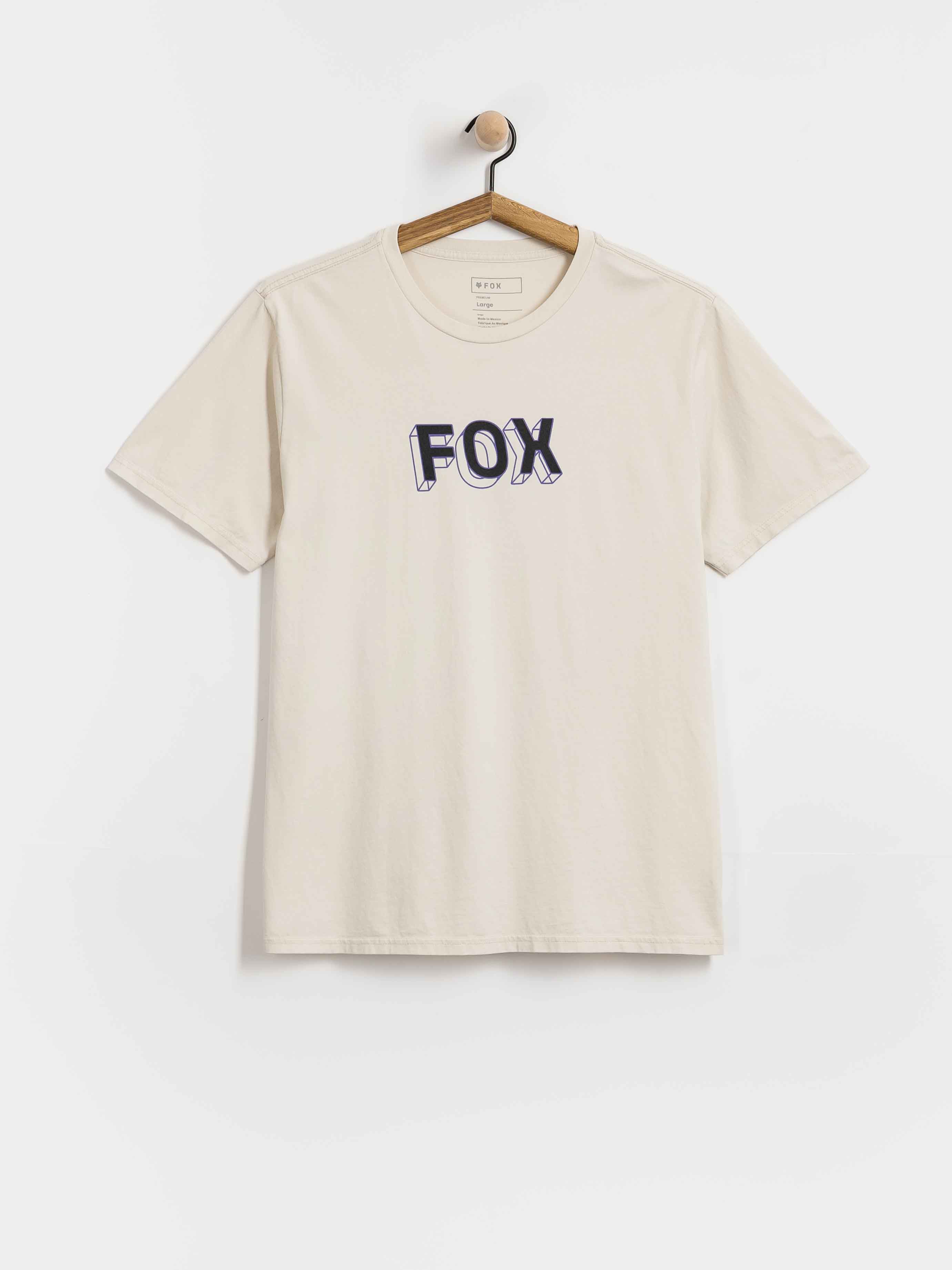Fox T-Shirt Image Print 195 (chalk)