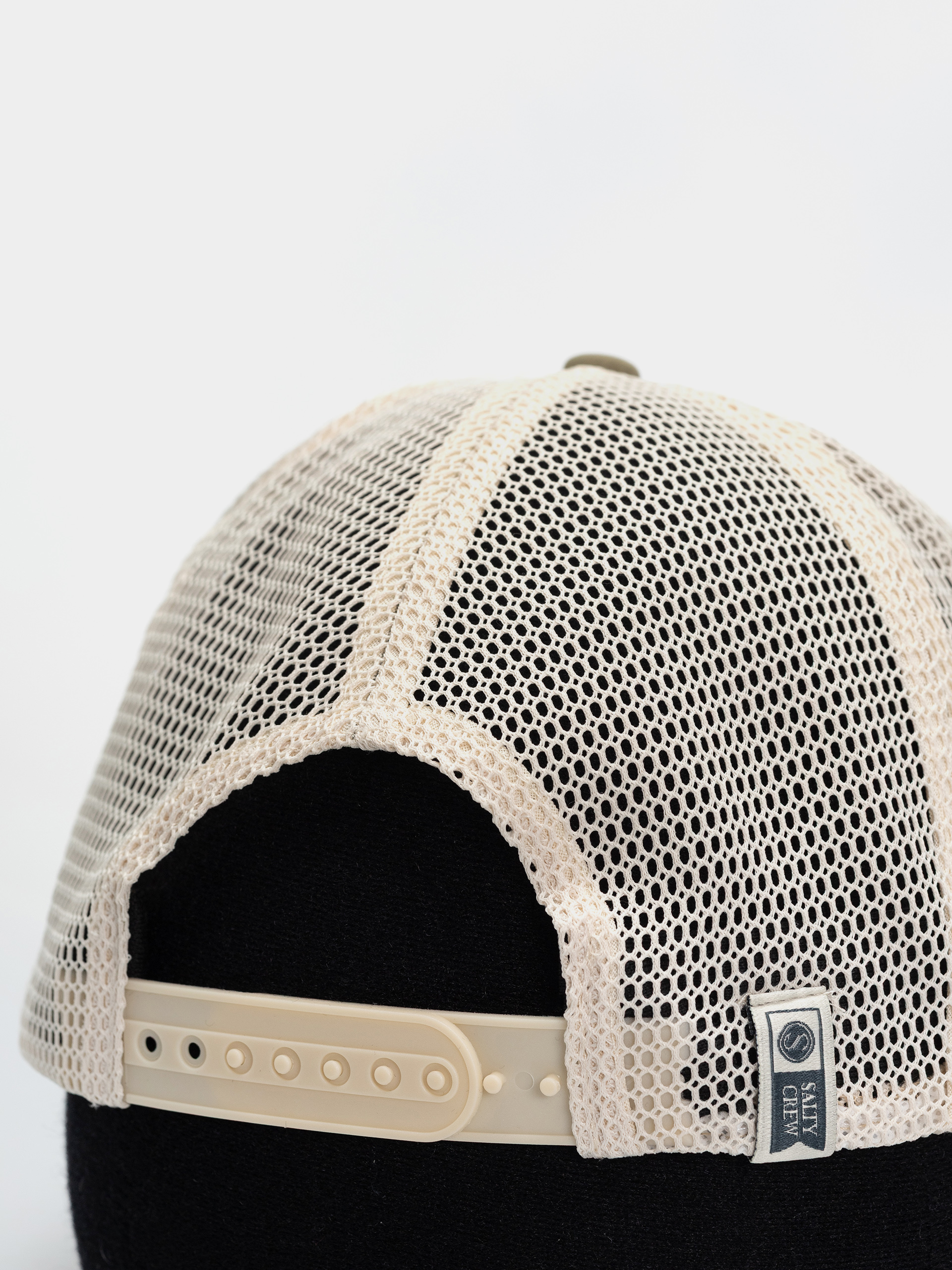 Salty Crew Cap Stamped Trucker (off white/fern)