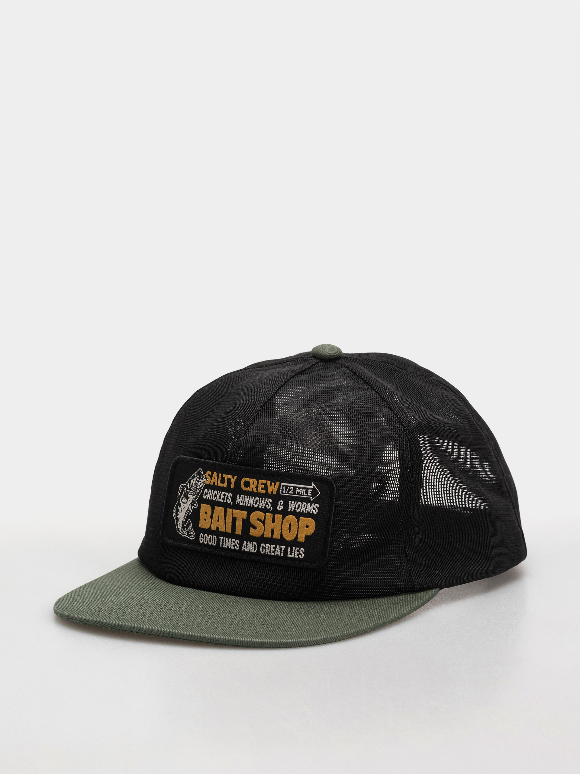 Salty Crew Cap Bait Shop Trucker