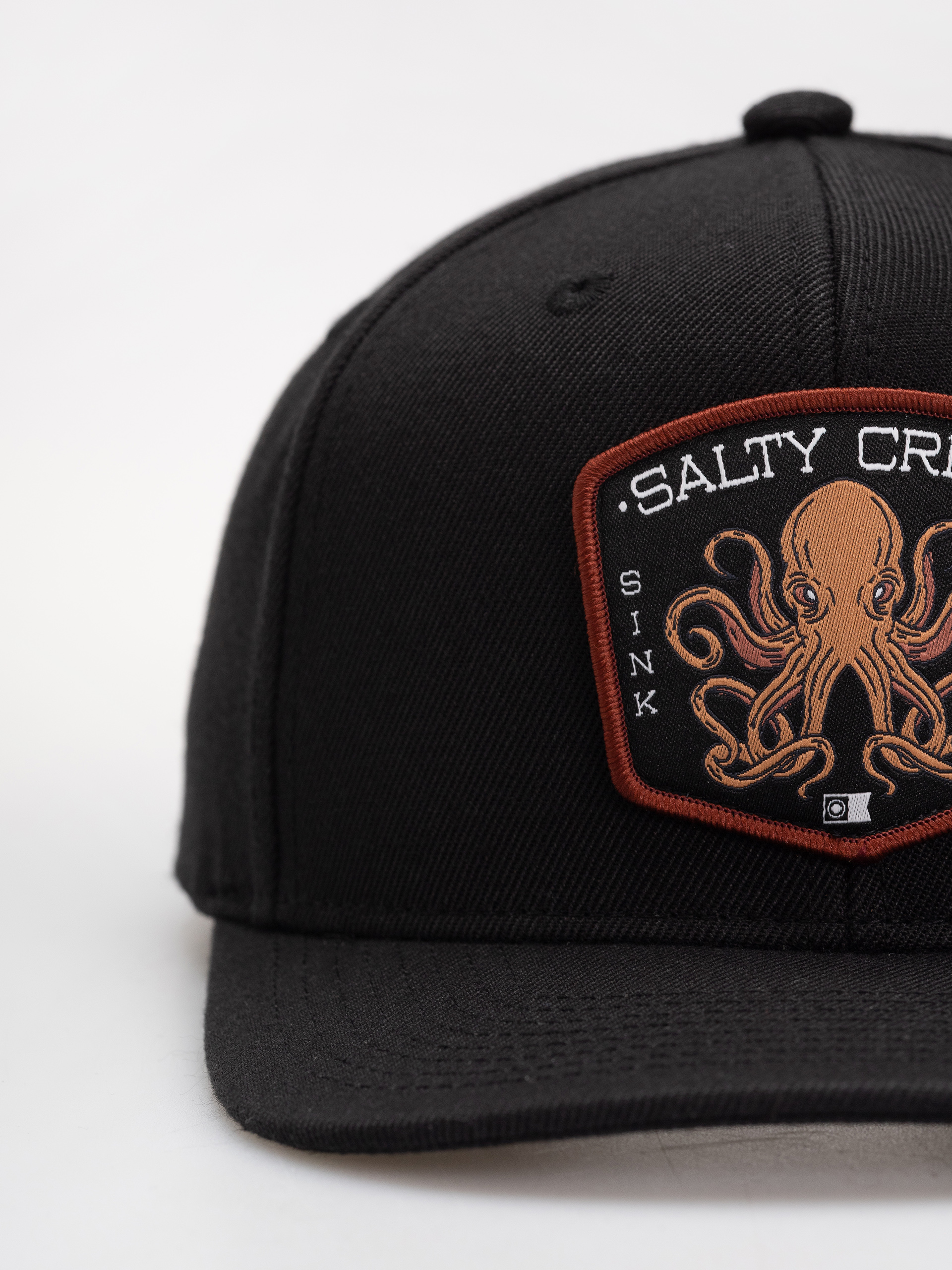 Salty Crew Cap Tako Club Snapback (black)