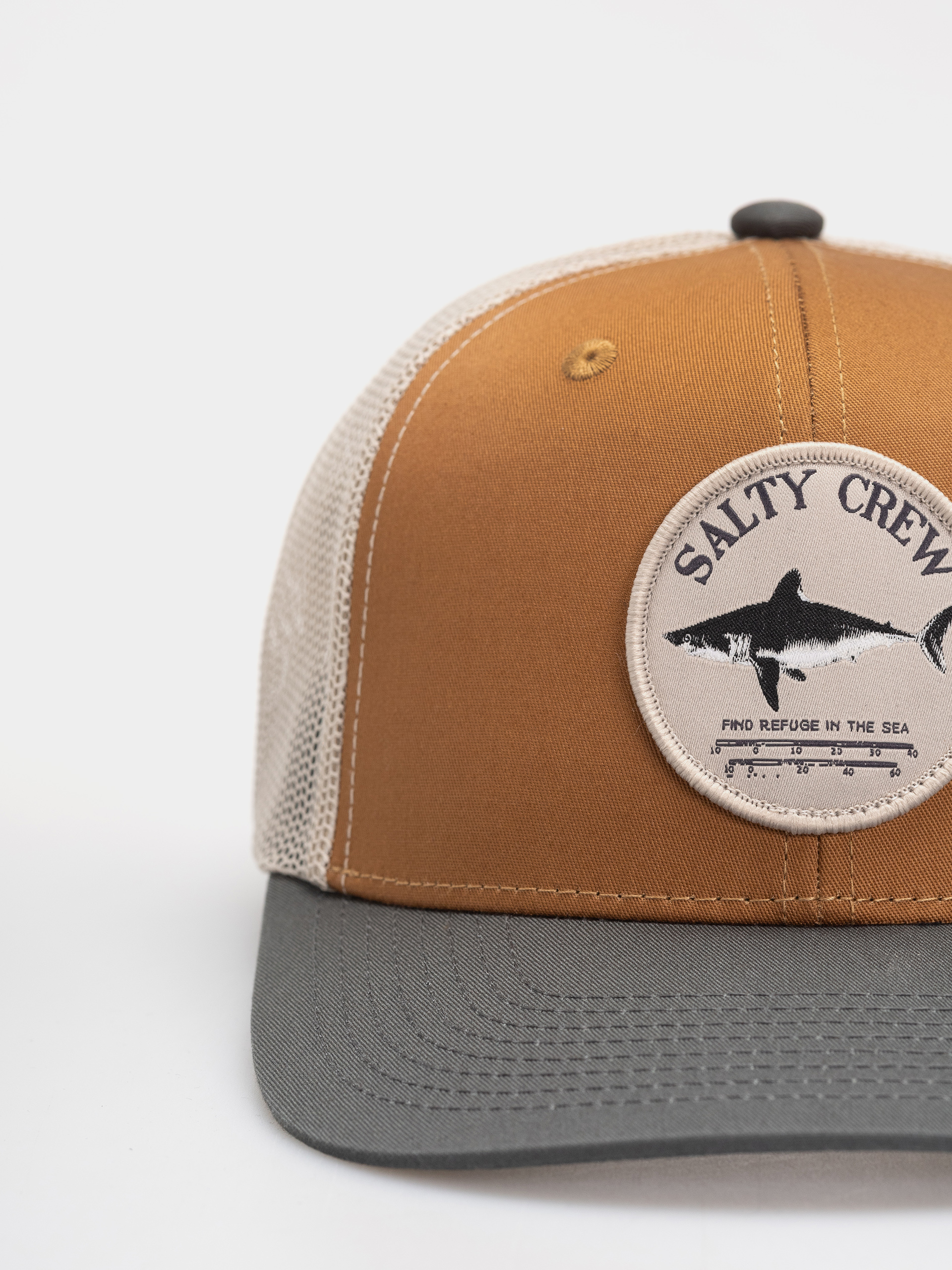 Salty Crew Cap Bruce Trucker (brown/iron)