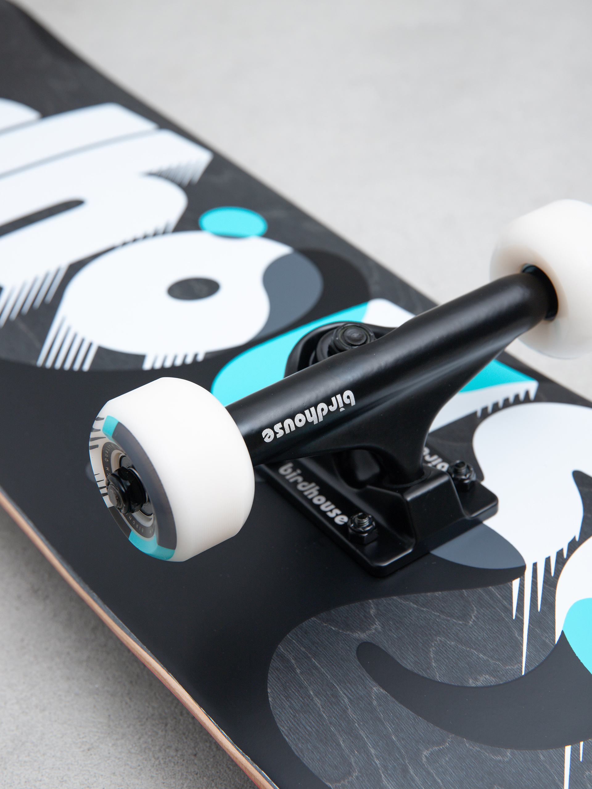 Birdhouse Skateboard Noir Logo (black)