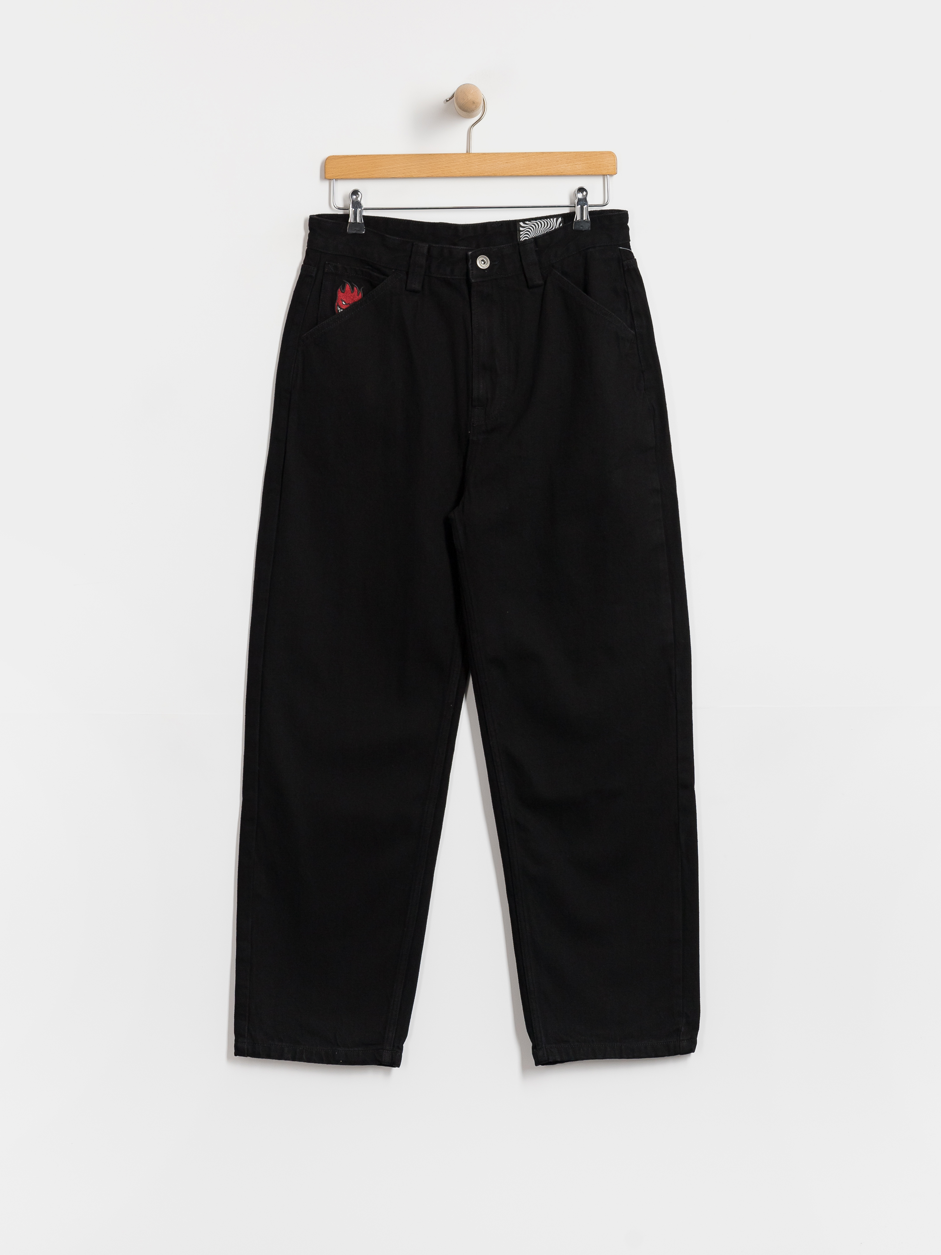 Spitfire Bighead Fill Denim Hose (black denim)