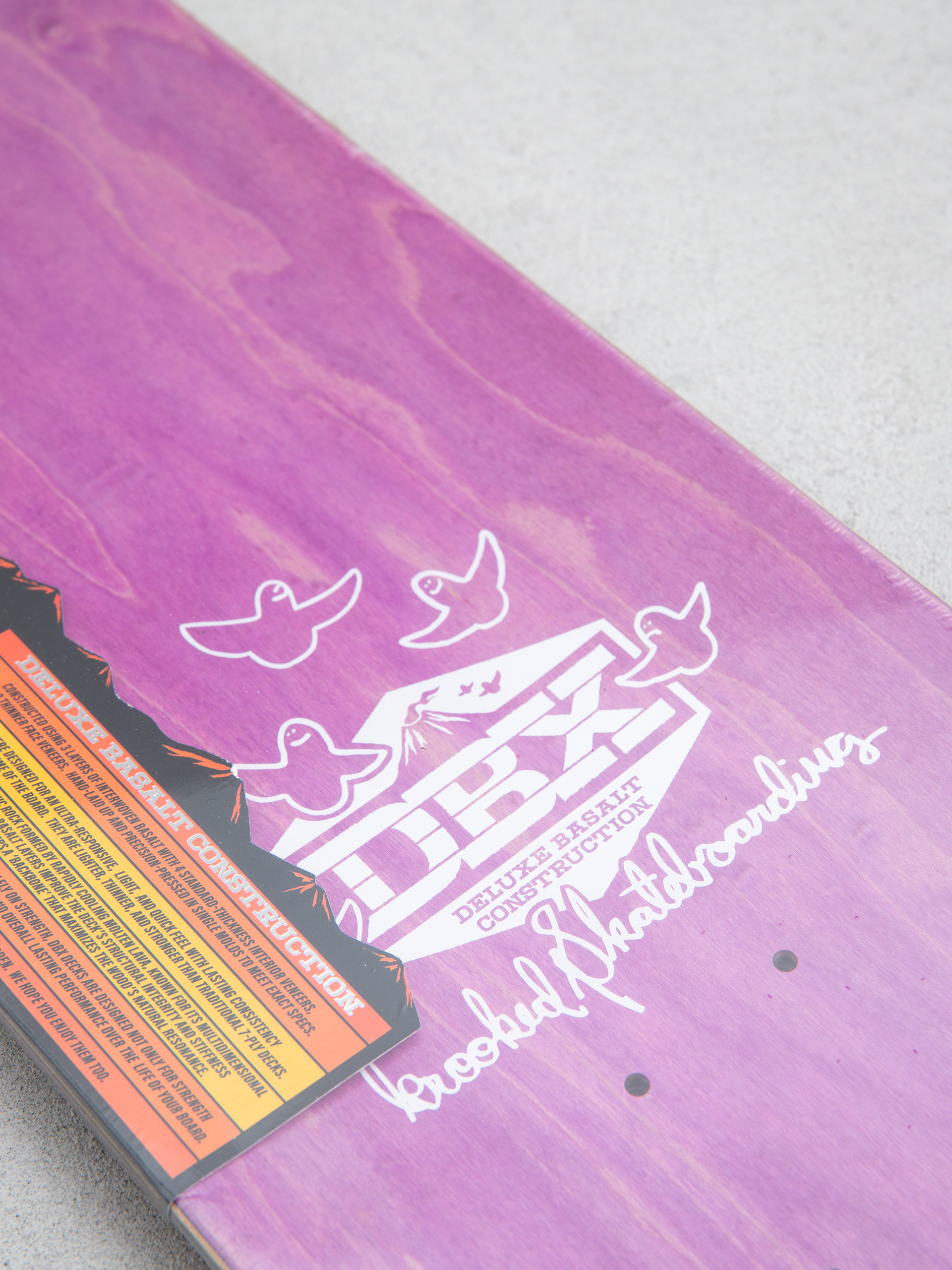 Krooked Manderson Chain Frame Deck (red)