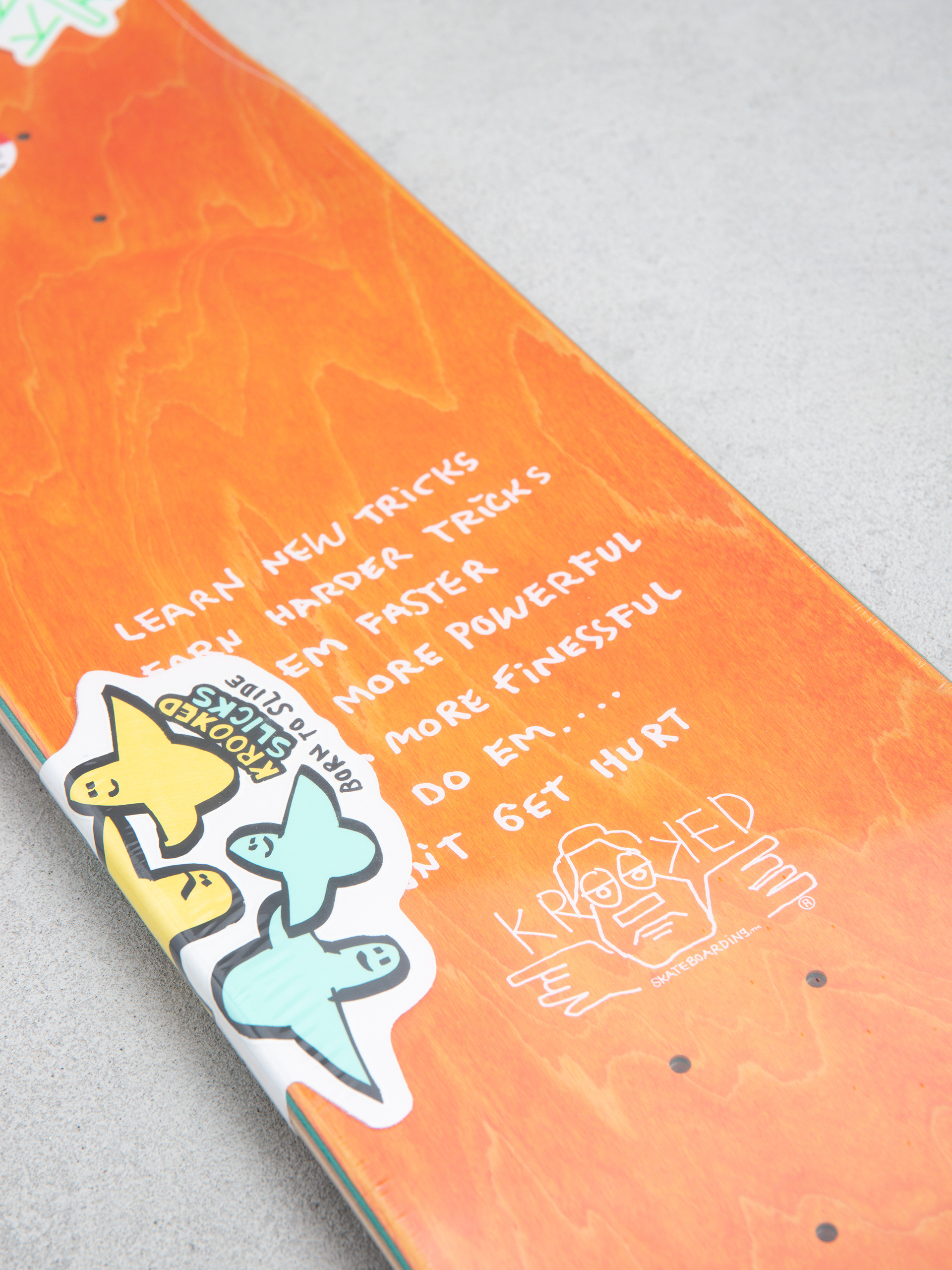 Krooked Worrest Chrome Zone Deck (black)