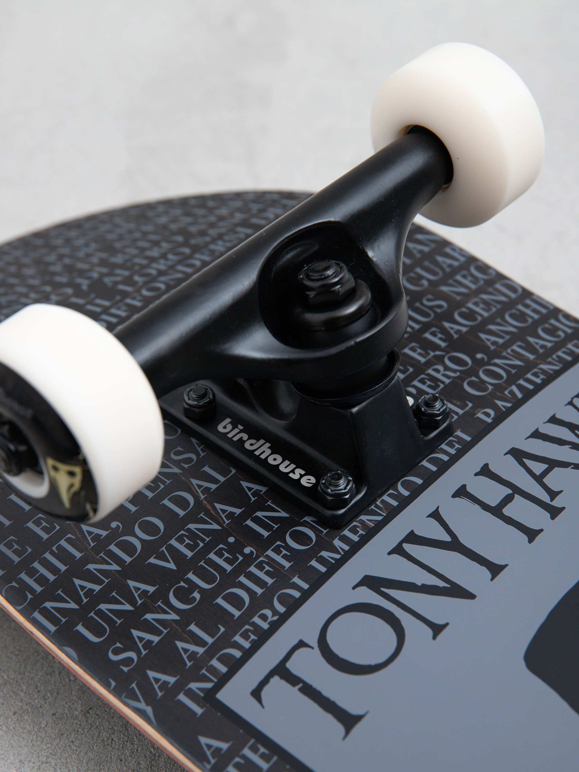 Birdhouse Hawk Plague Doctor Skateboard (black)