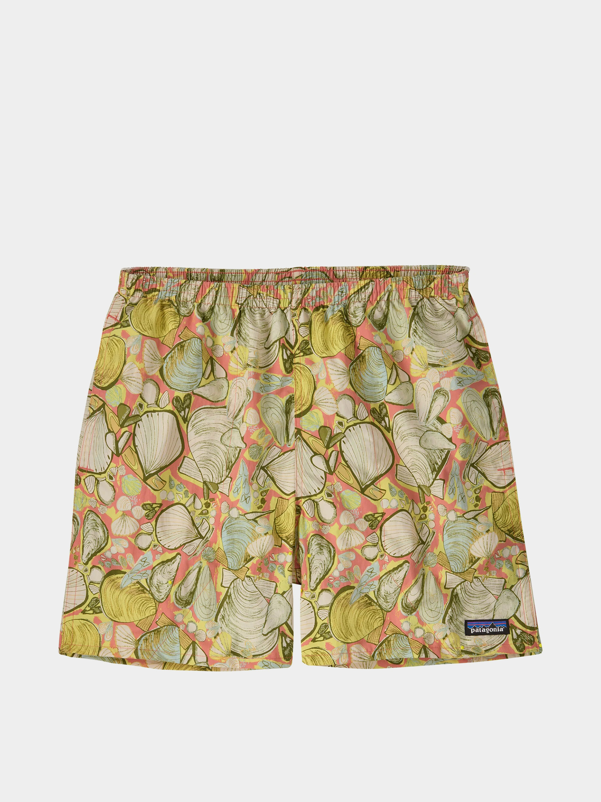 Patagonia Shorts Baggies 5in - yellow (shelly shelly/mellow melon)
