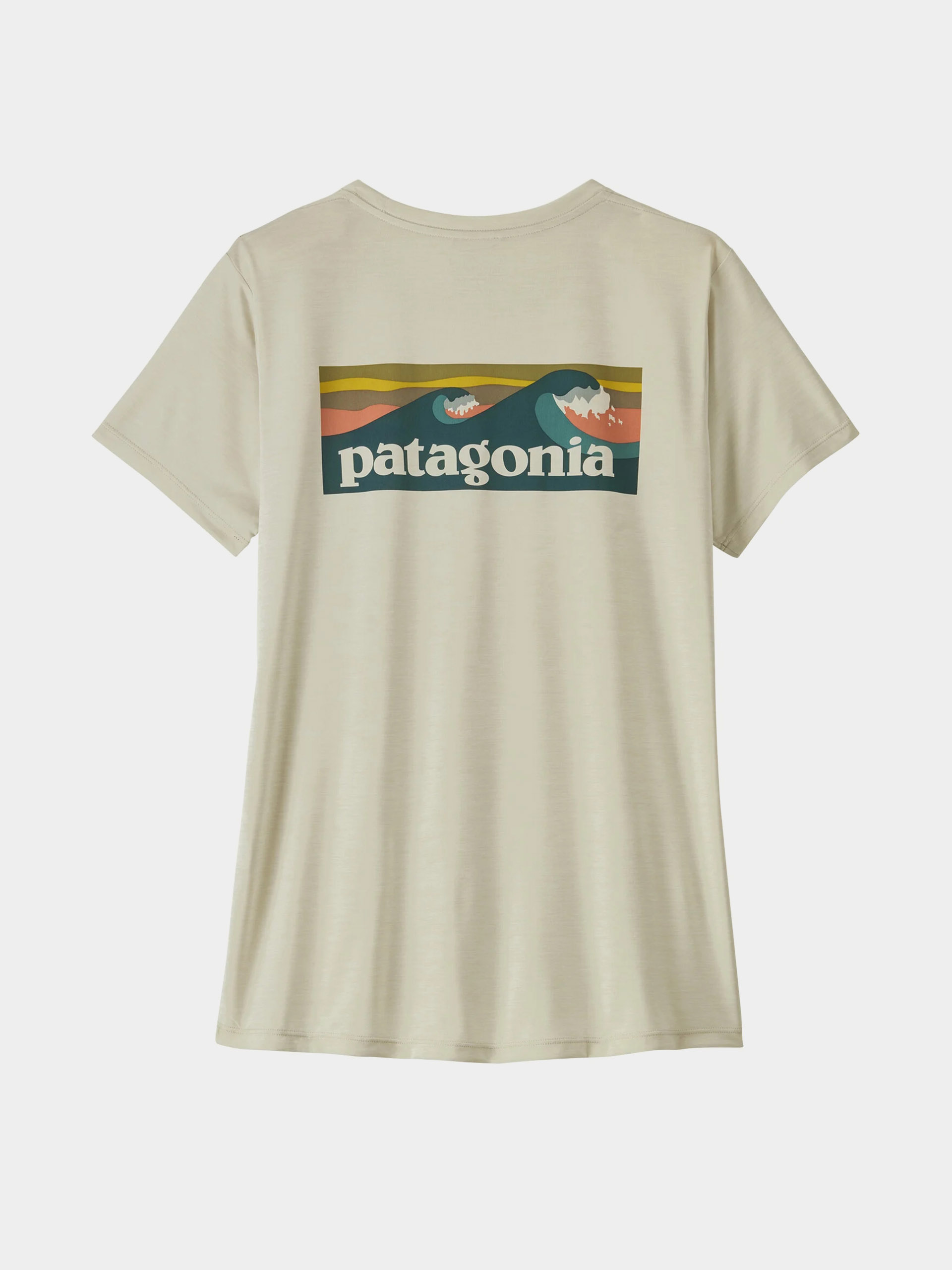 Patagonia T-Shirt Capilene Cool Boardshort Logo Wmn (dyno white)
