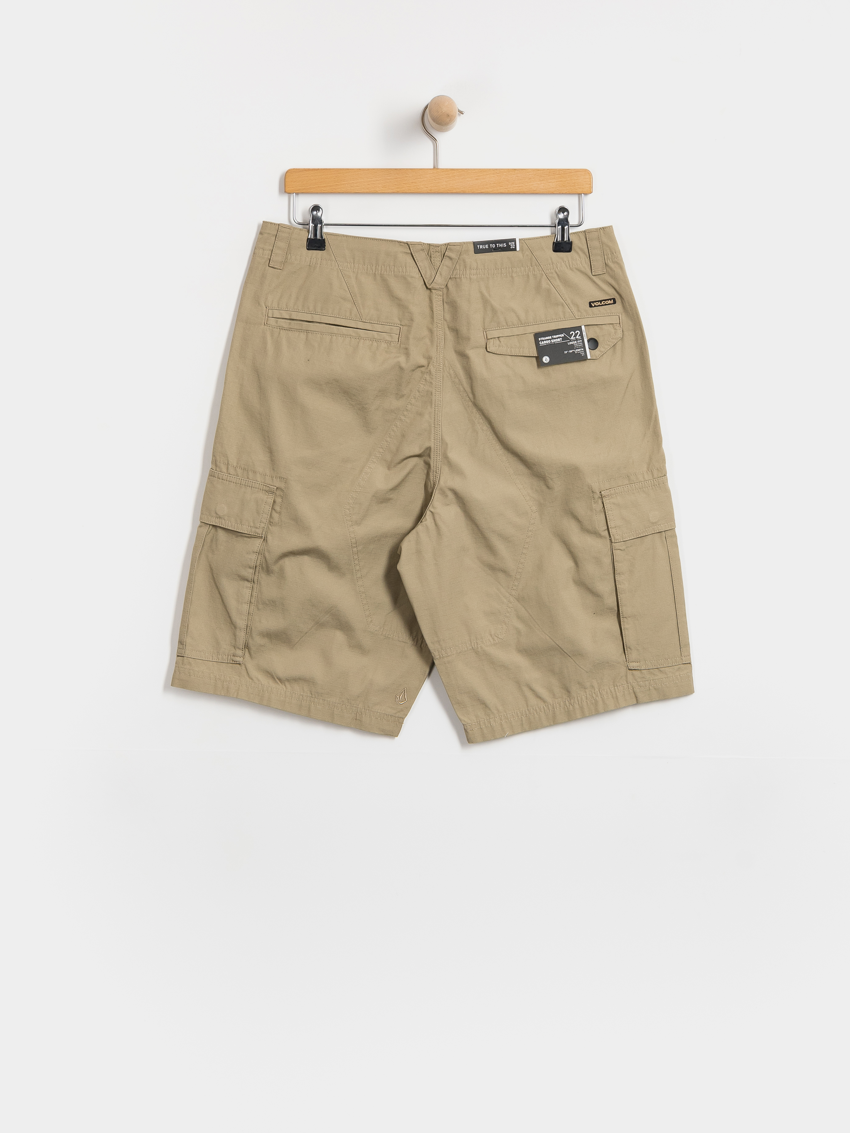 Volcom Strange Tripper Cargo 22 Shorts (khaki)