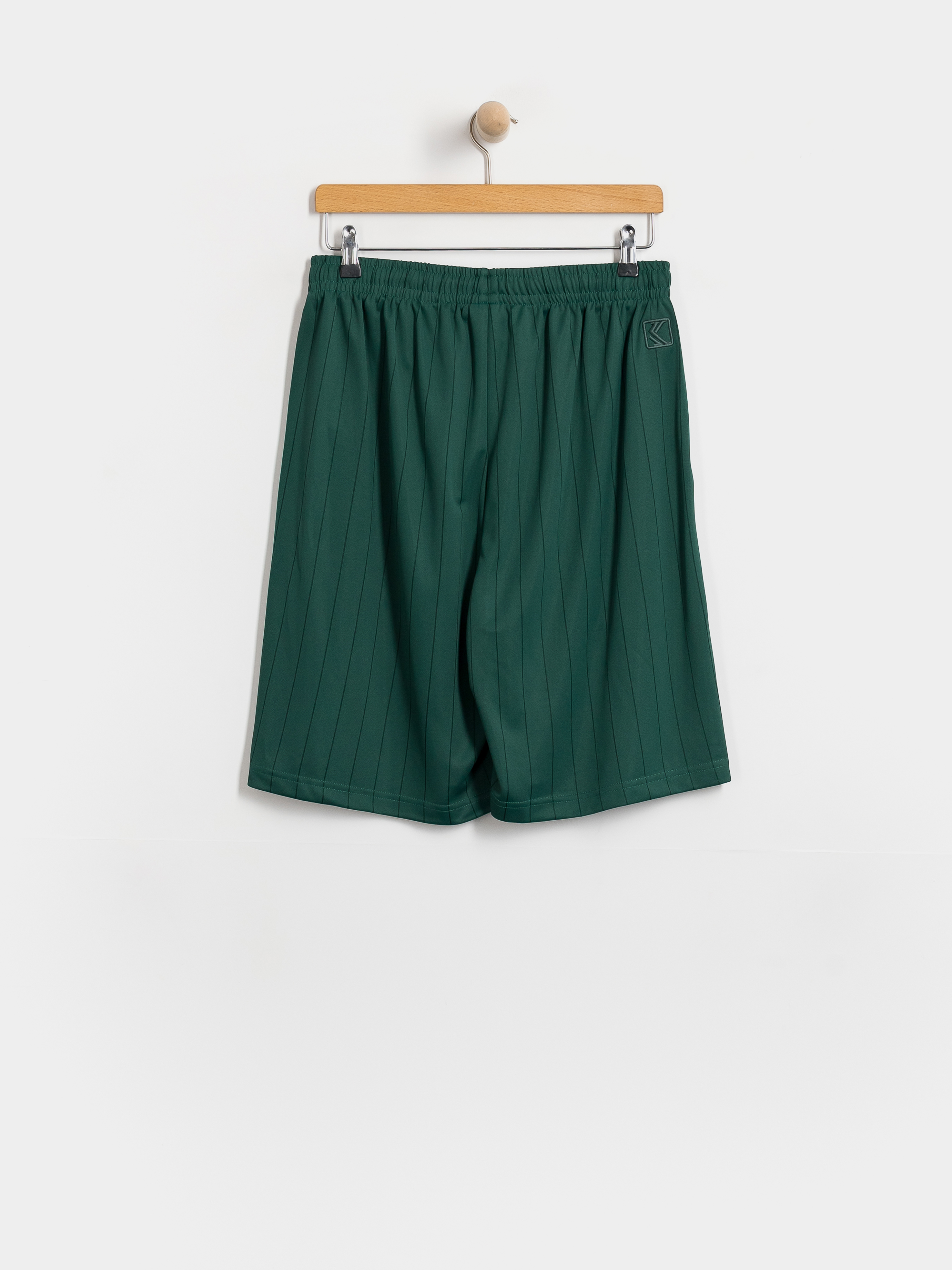 Karl Kani Shorts Insignia Shadow Pinstripe Soccer (green)