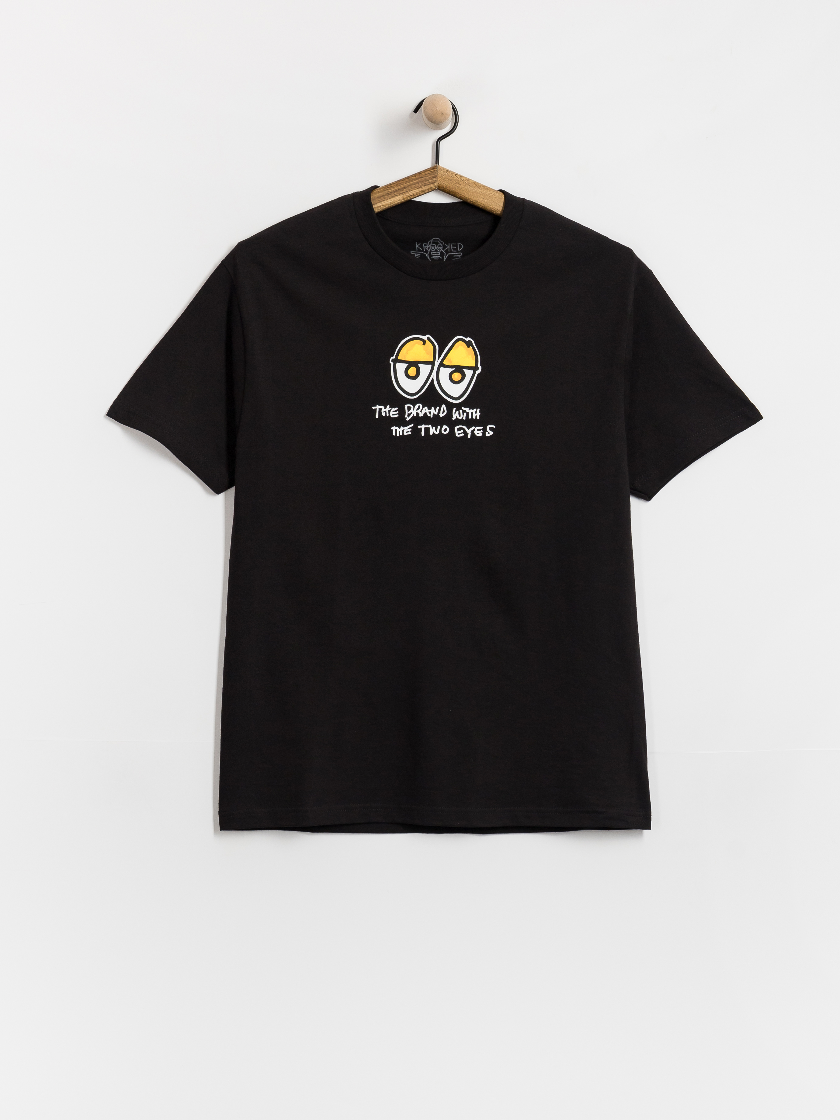 Krooked T-Shirt Two Eyes Fill (black w/multi color print)
