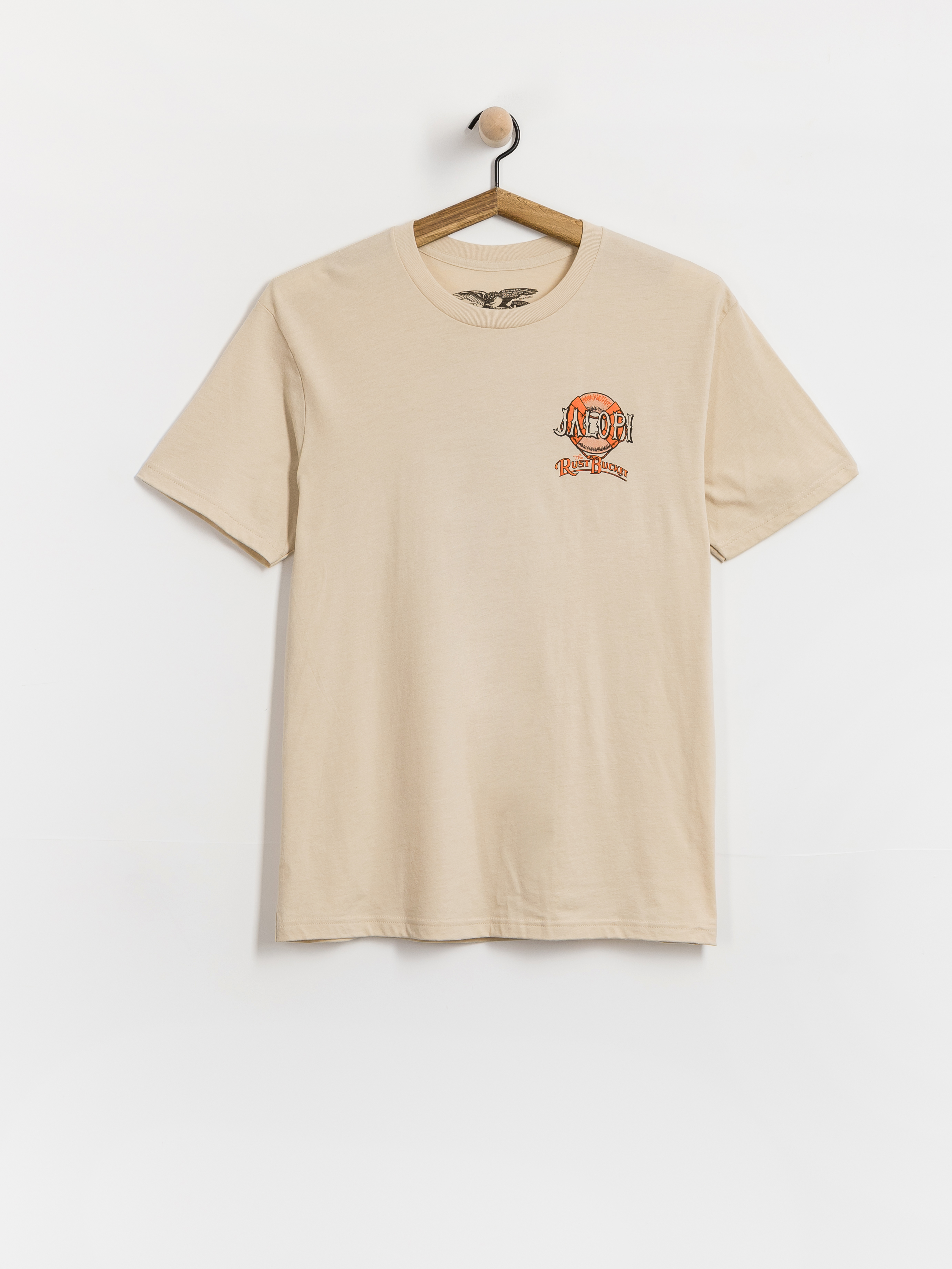 Antihero T-Shirt The Rustbucket (heather bone w/multi color prints)