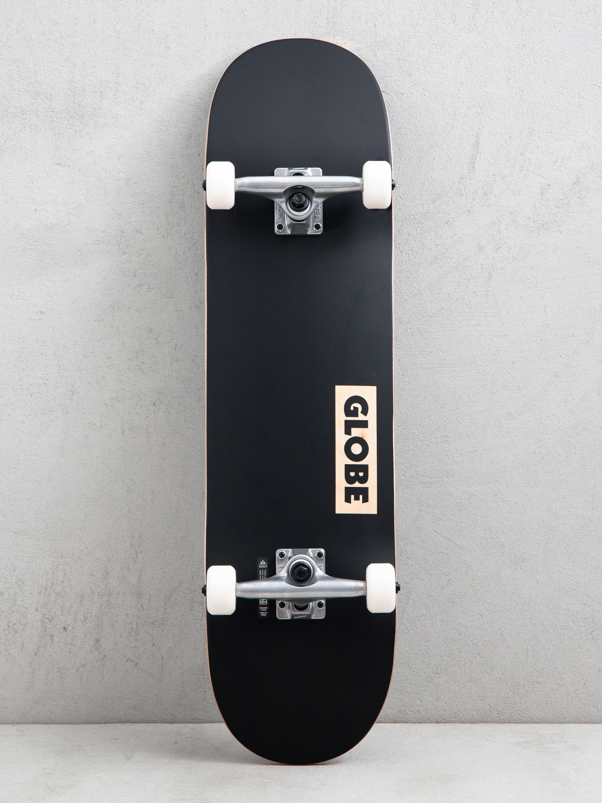 Globe G1 Argo Skateboard - brown (red maple/black)