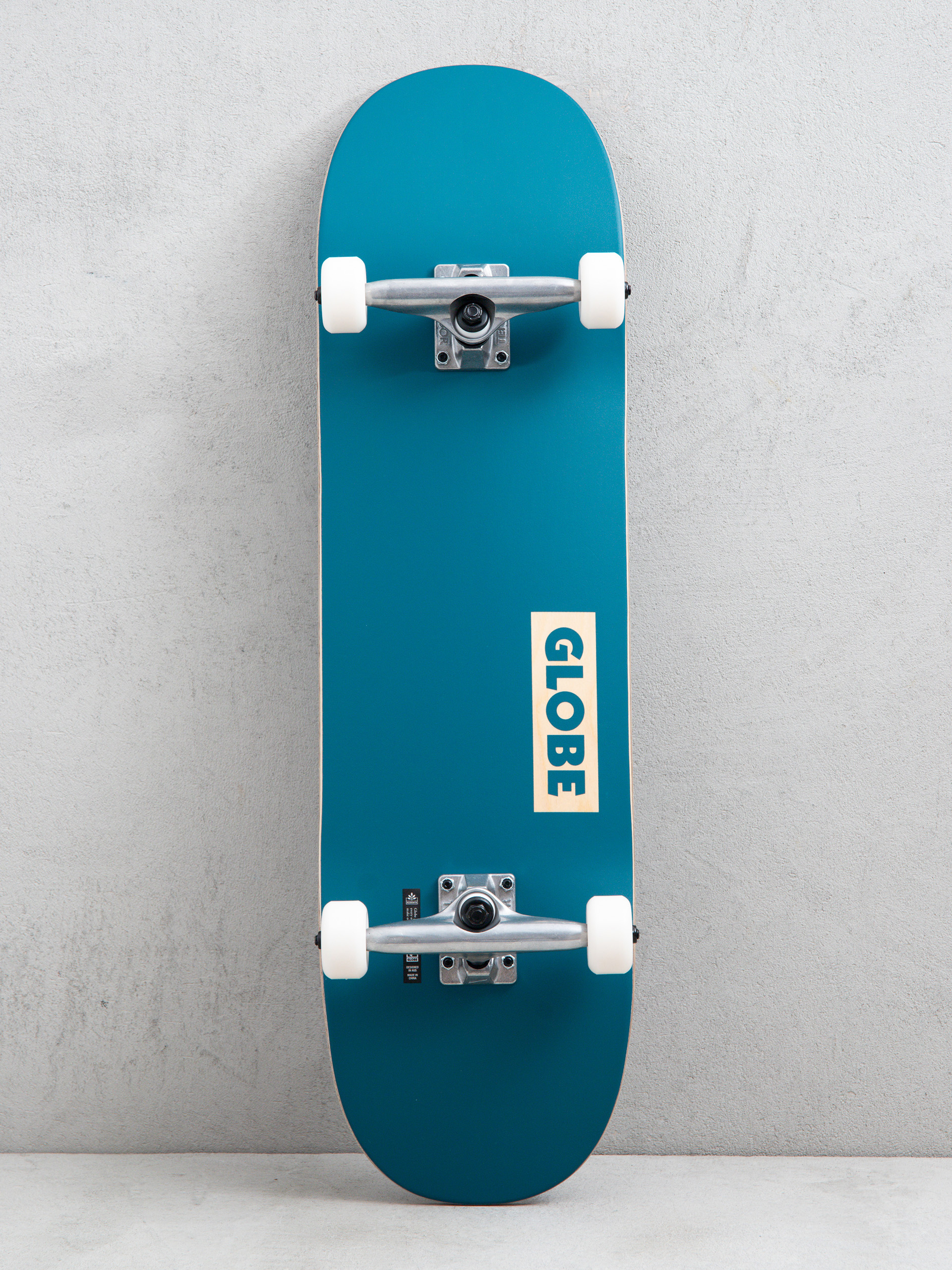 Globe G1 Argo Skateboard - brown (red maple/black)