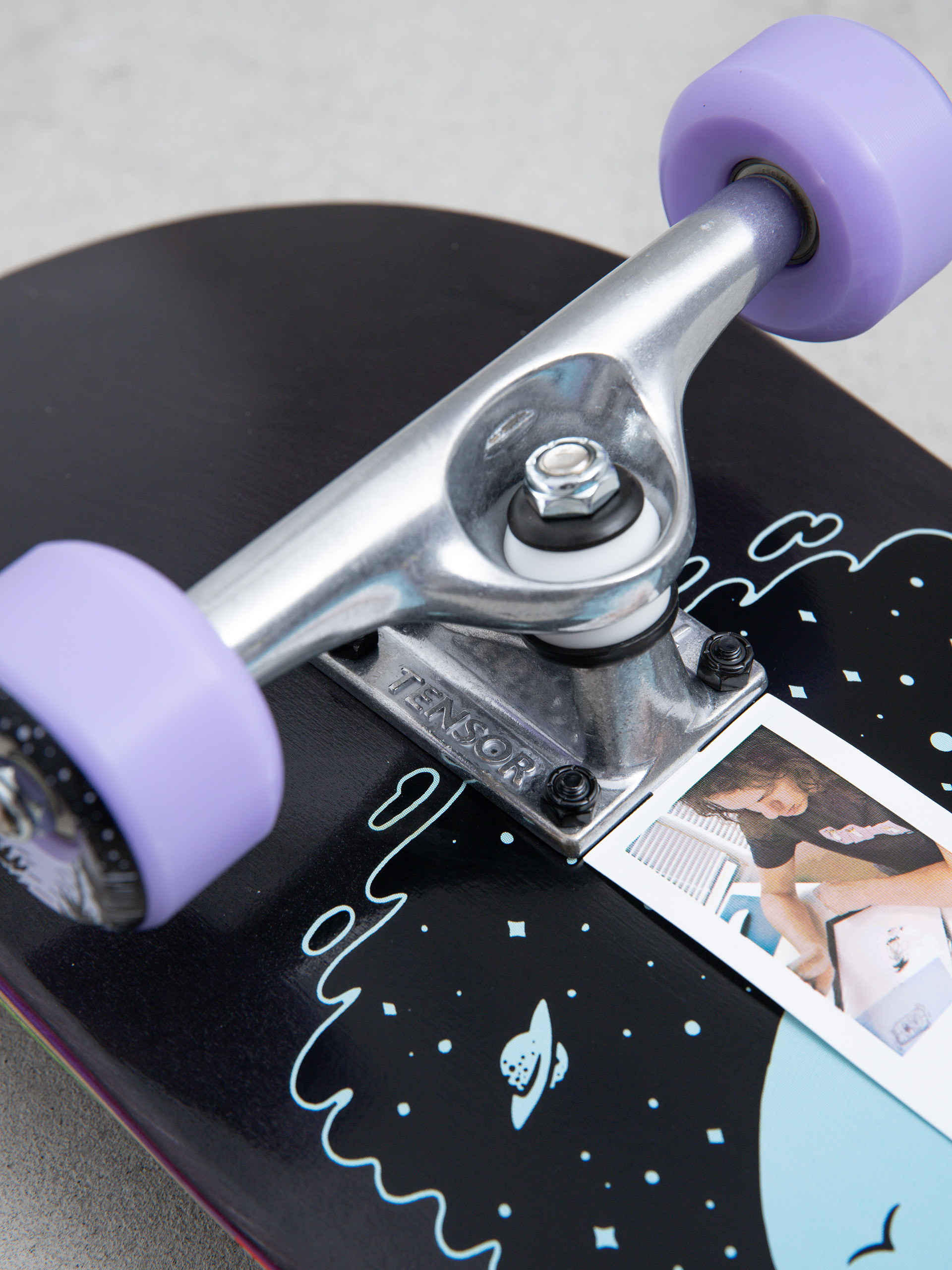 Globe Skateboard G2 Reflection (black/purple)