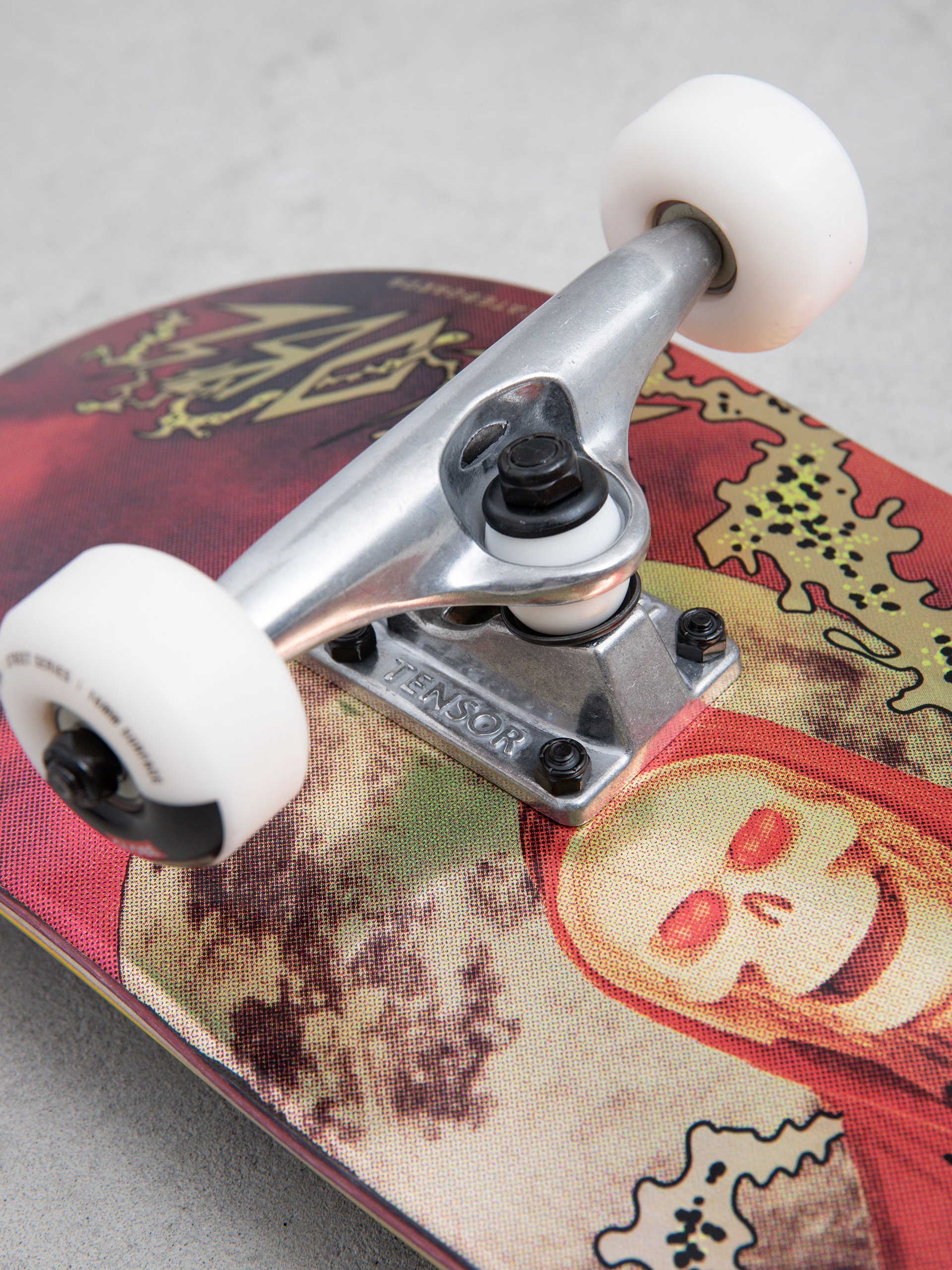 Globe Skateboard G1 Downtown Doom (silver/red)