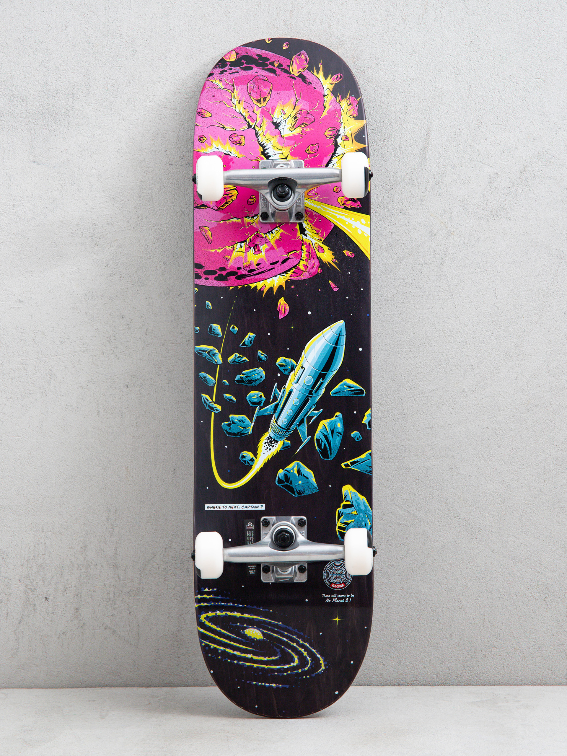 Globe G1 Argo Skateboard - brown (red maple/black)