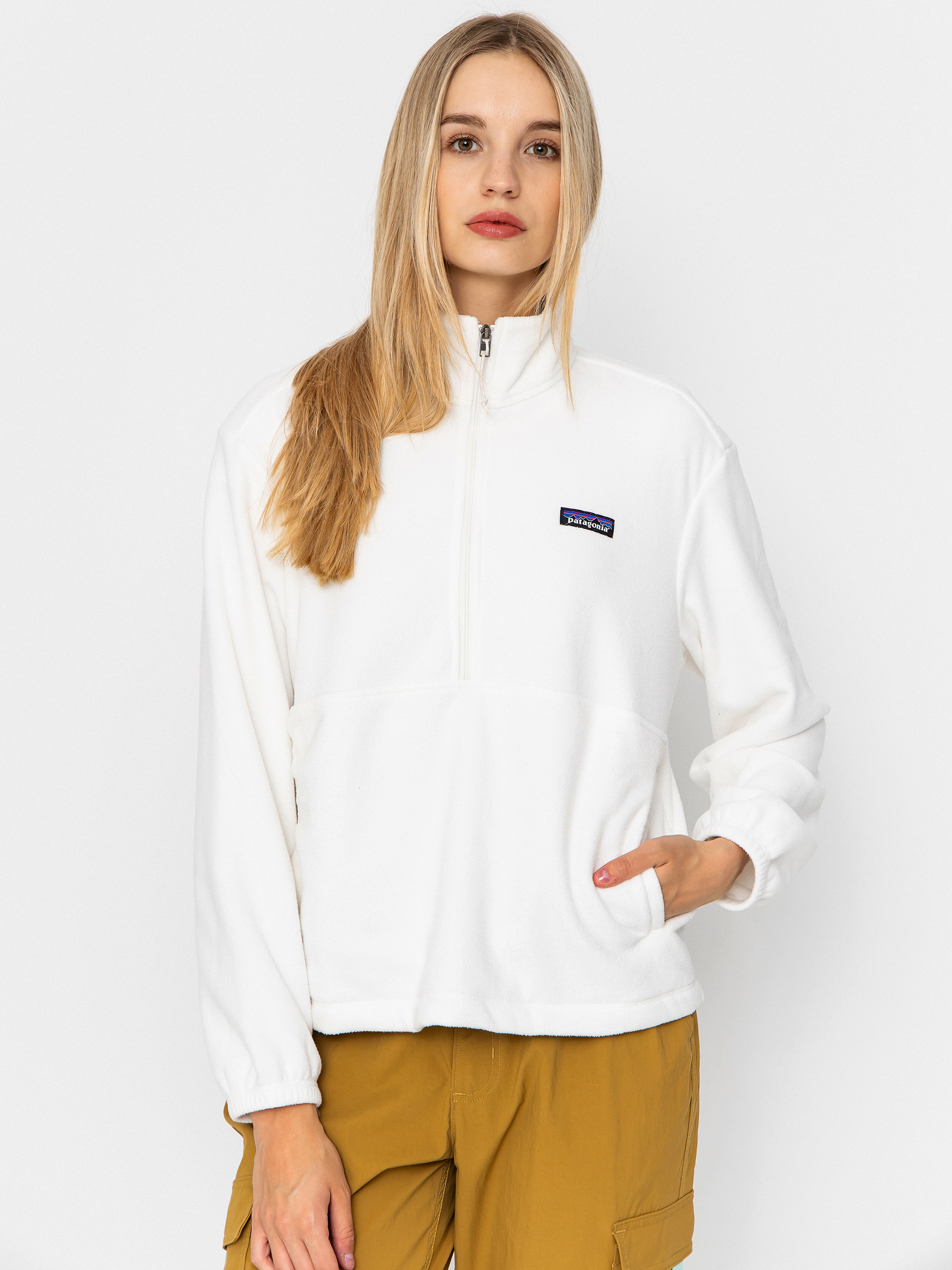 Patagonia Micro D 1/2 Zip Fleece jacke Wmn (birch white)