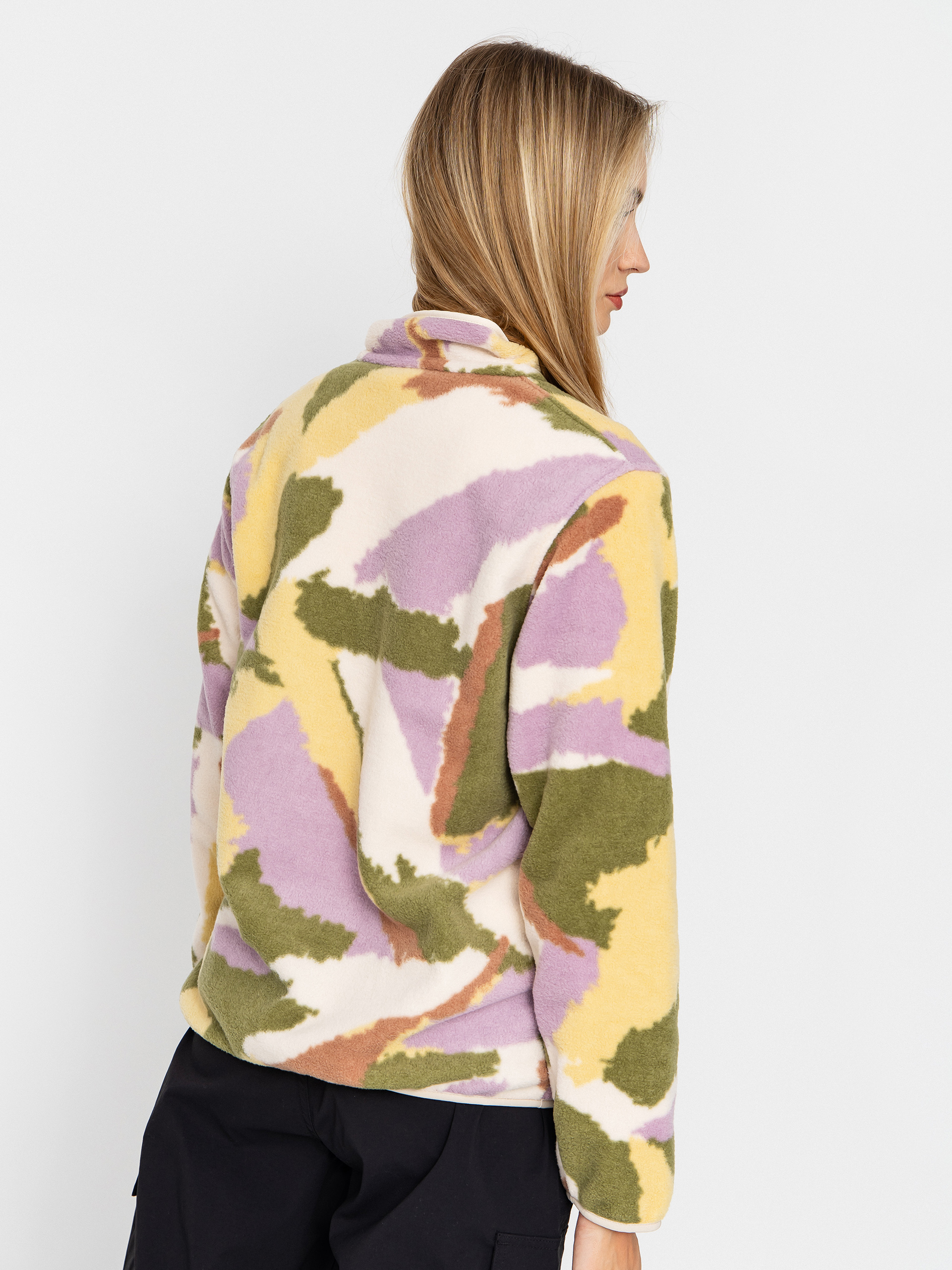 Damen Patagonia Lightweight Synchilla Snap T Fleece Jacke (sunshine/natural)