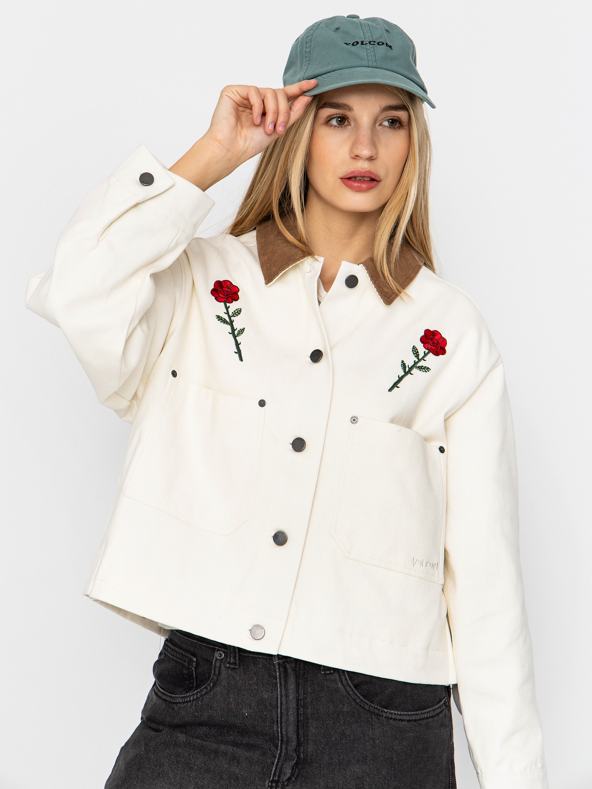 Volcom Fa Mickey Mason Wmn Jacket (off white)