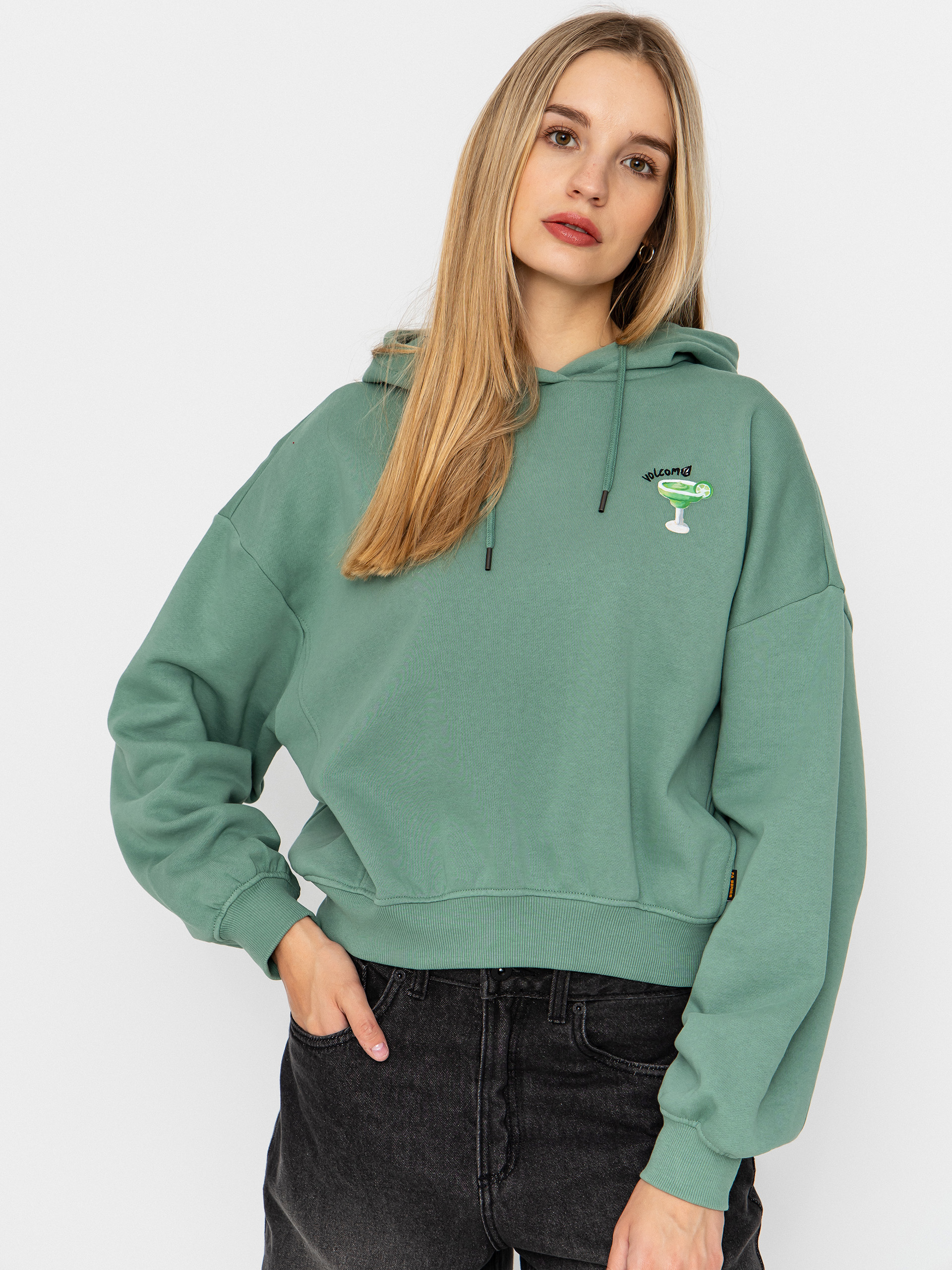 Volcom Fa Mickey Mason HD Wmn Hoodie (evergreen)