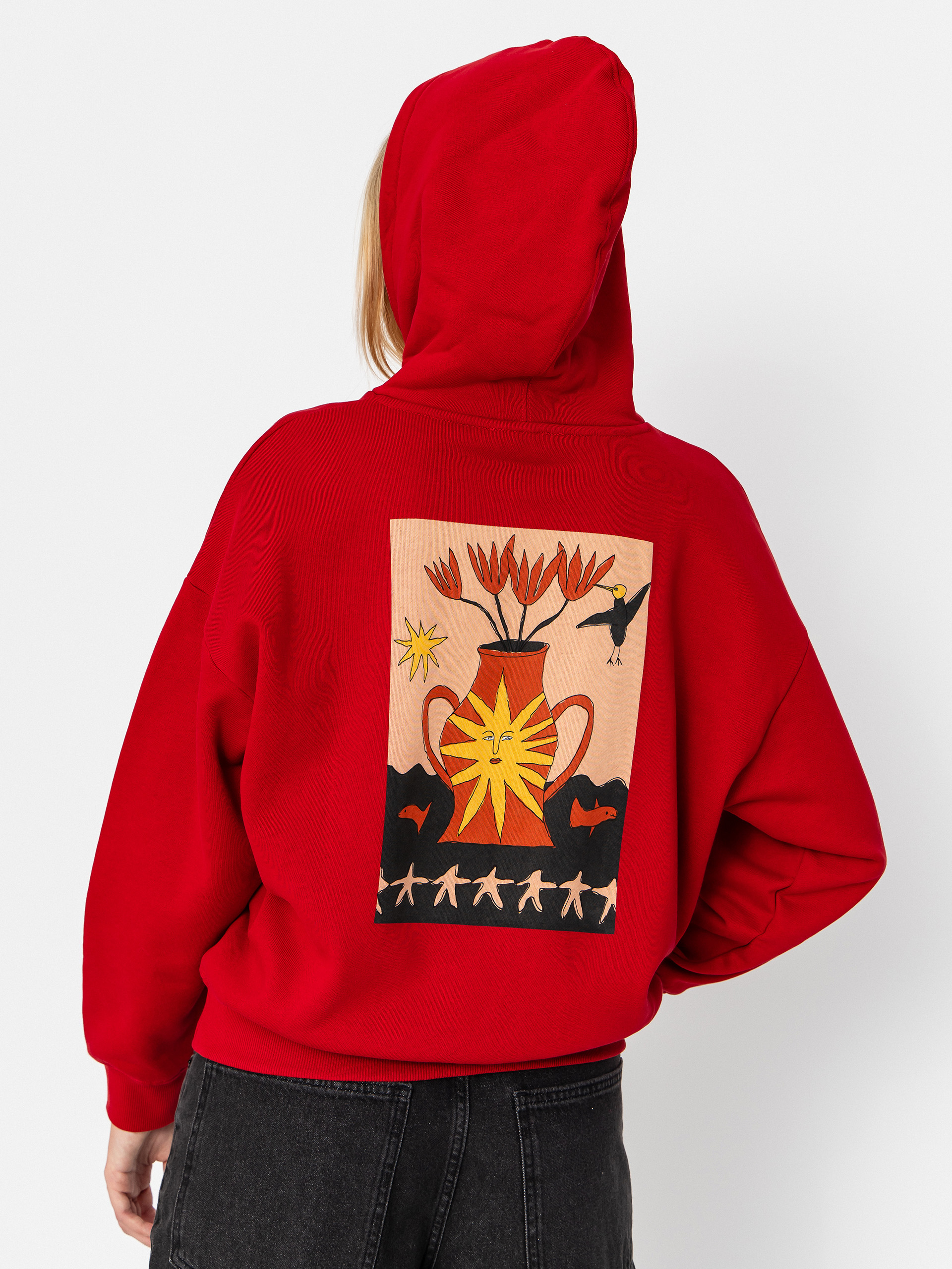 Volcom Moove On HD Wmn Hoodie (deep red)