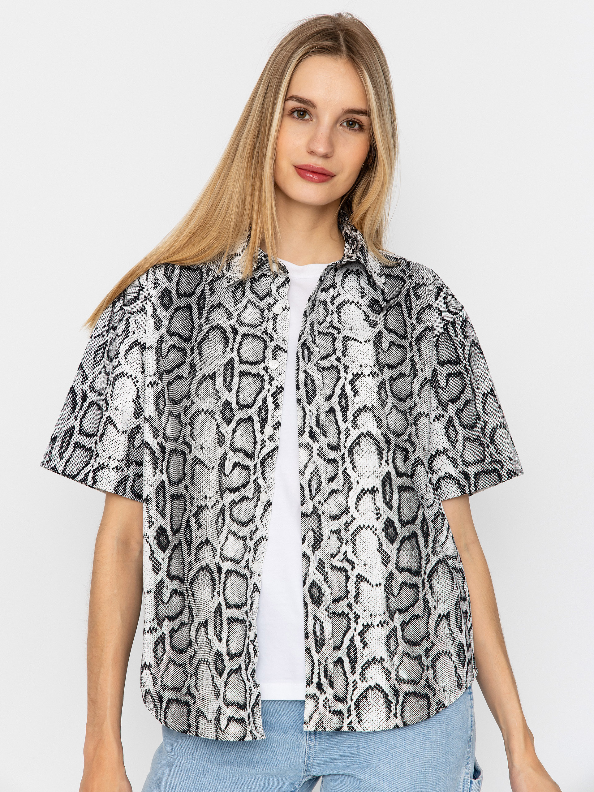 Carhartt WIP Snake Camo Wmn Shirt - white (snake camo)