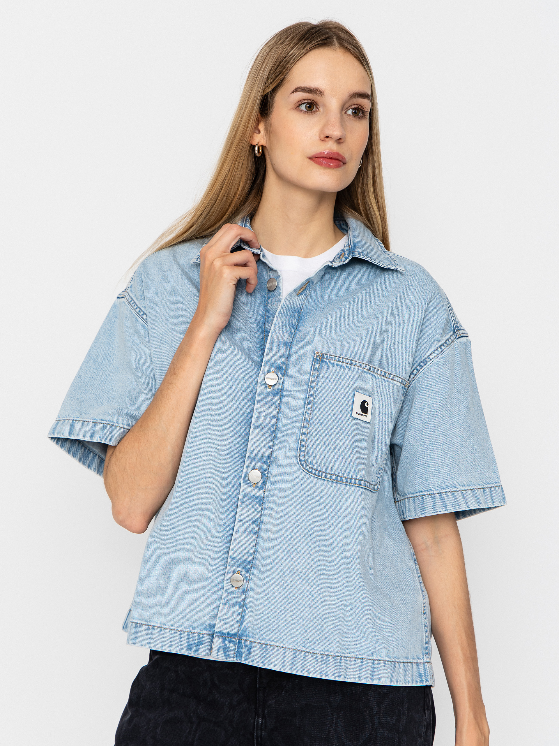 Carhartt WIP Lovilia Wmn Hemd (blue)