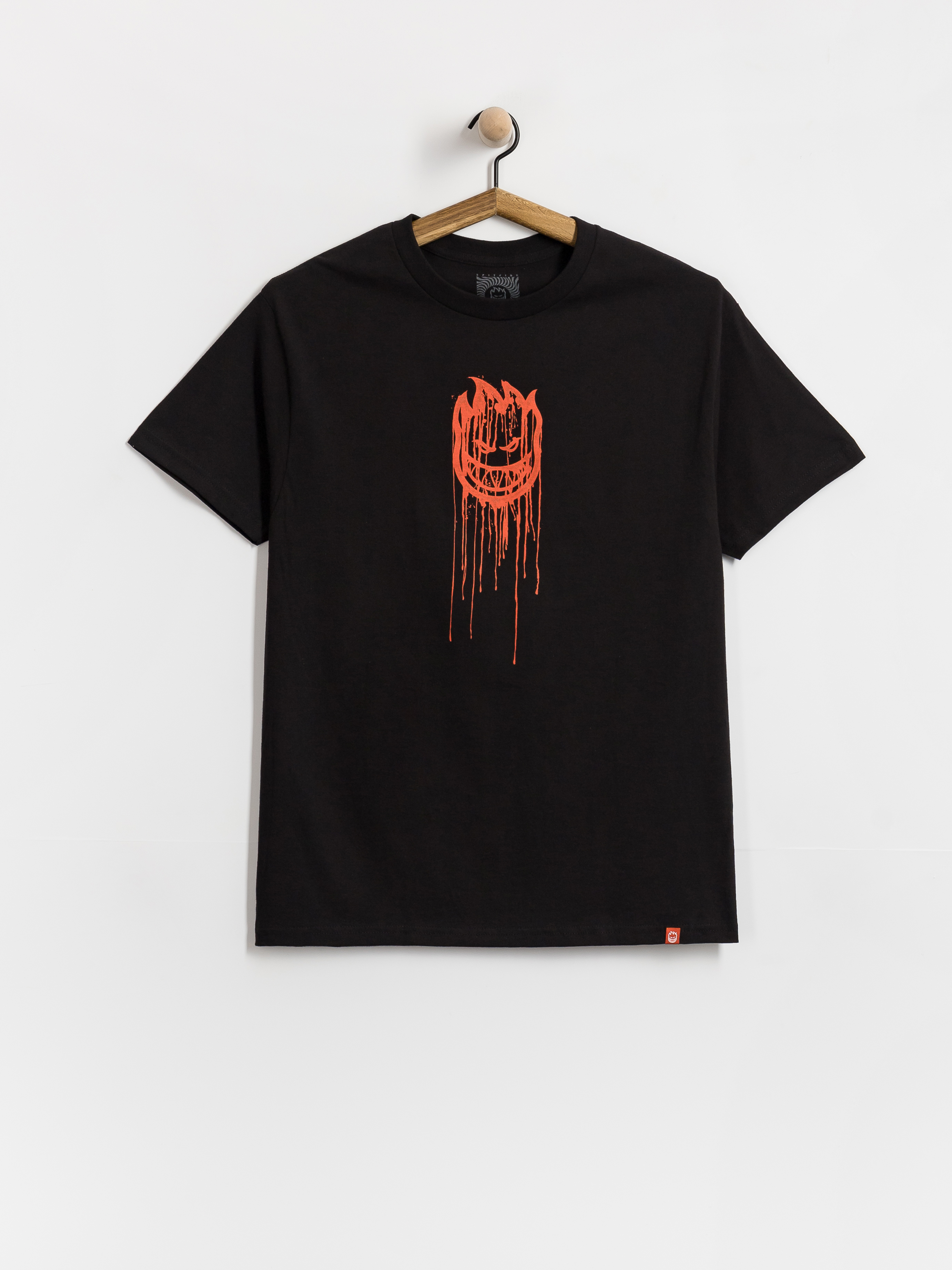 Spitfire T-Shirt Bighead Dripper (black w/red print)