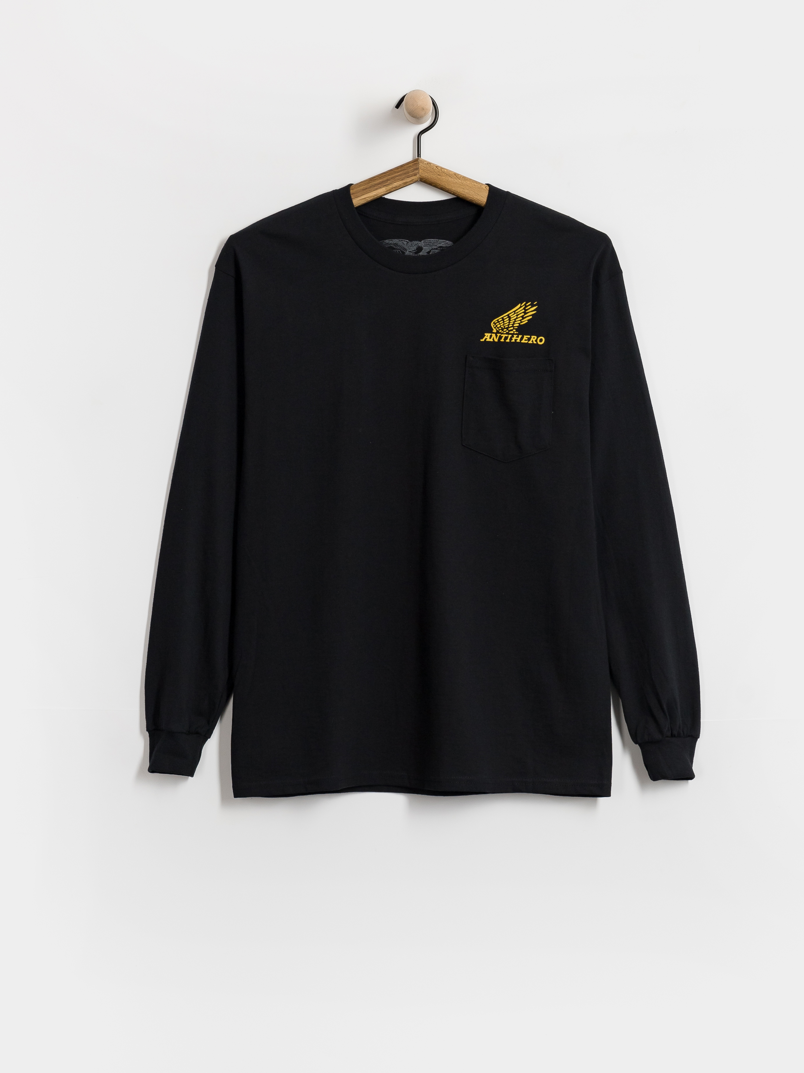 Antihero Longsleeve Motorized (black w/gold print)