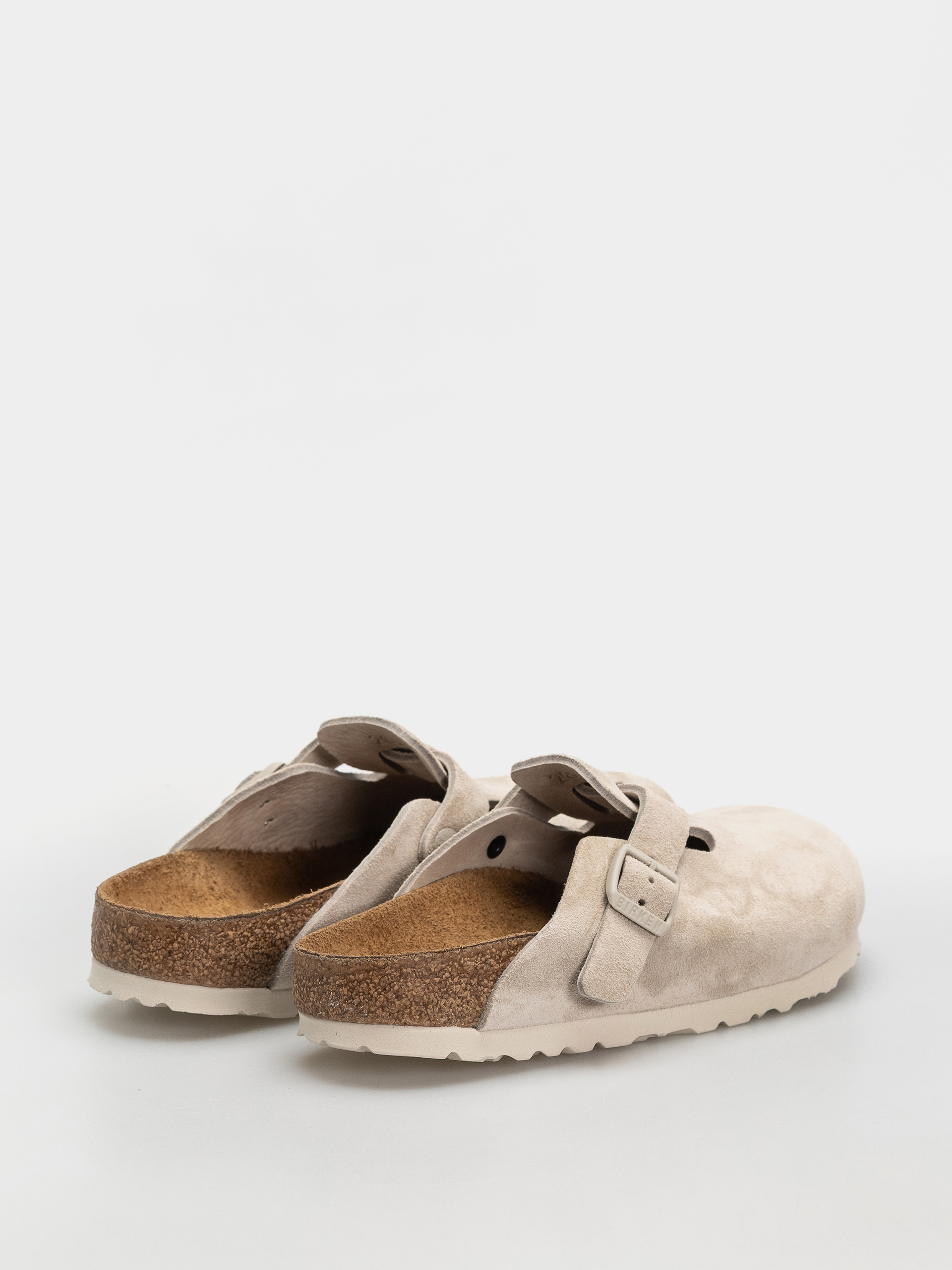 Birkenstock Flip-flops Boston Suede Leather Narrow (oyster)