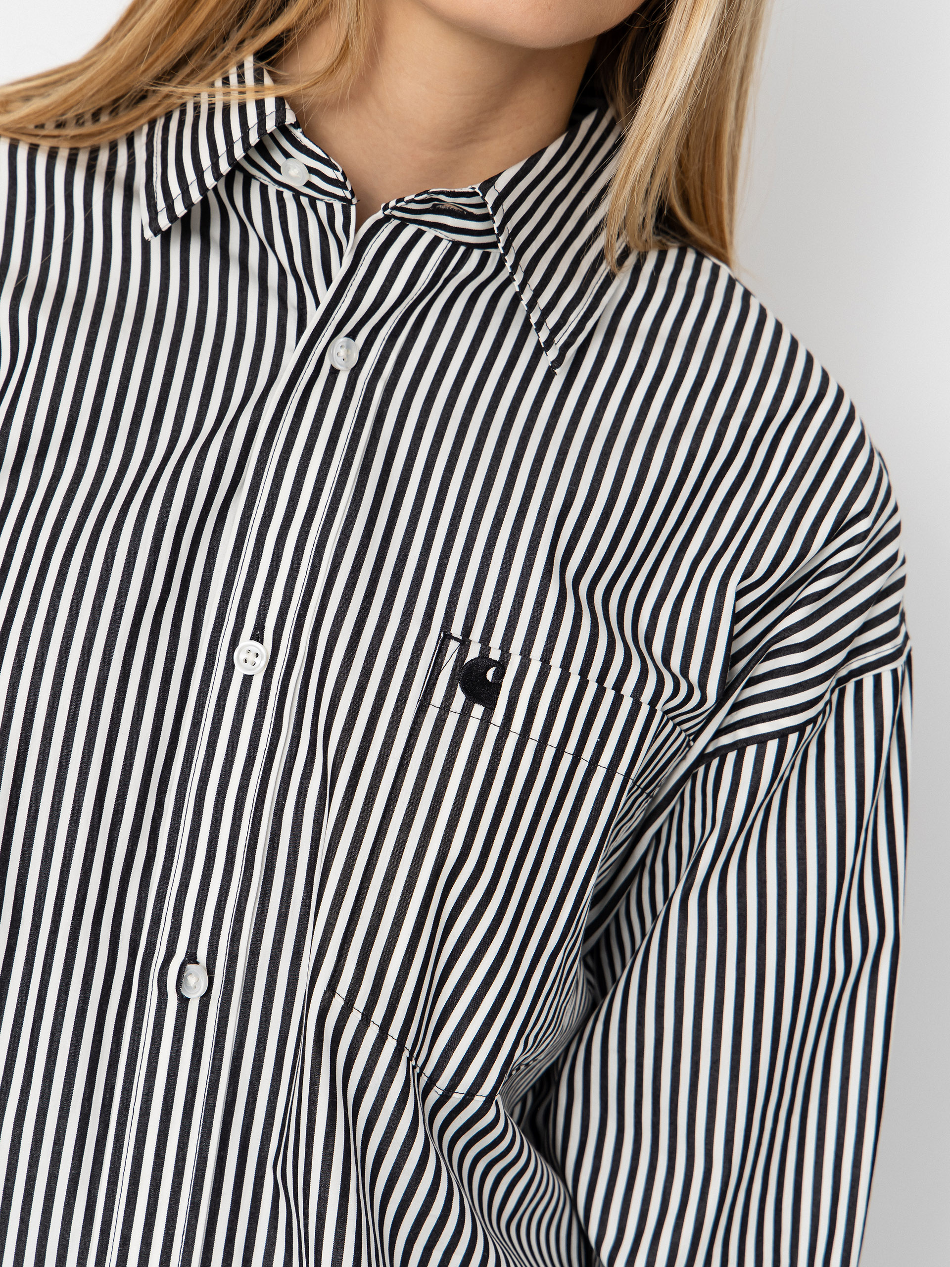 Carhartt WIP Hemd Daldry Wmn (daldry stripe/black/wax)