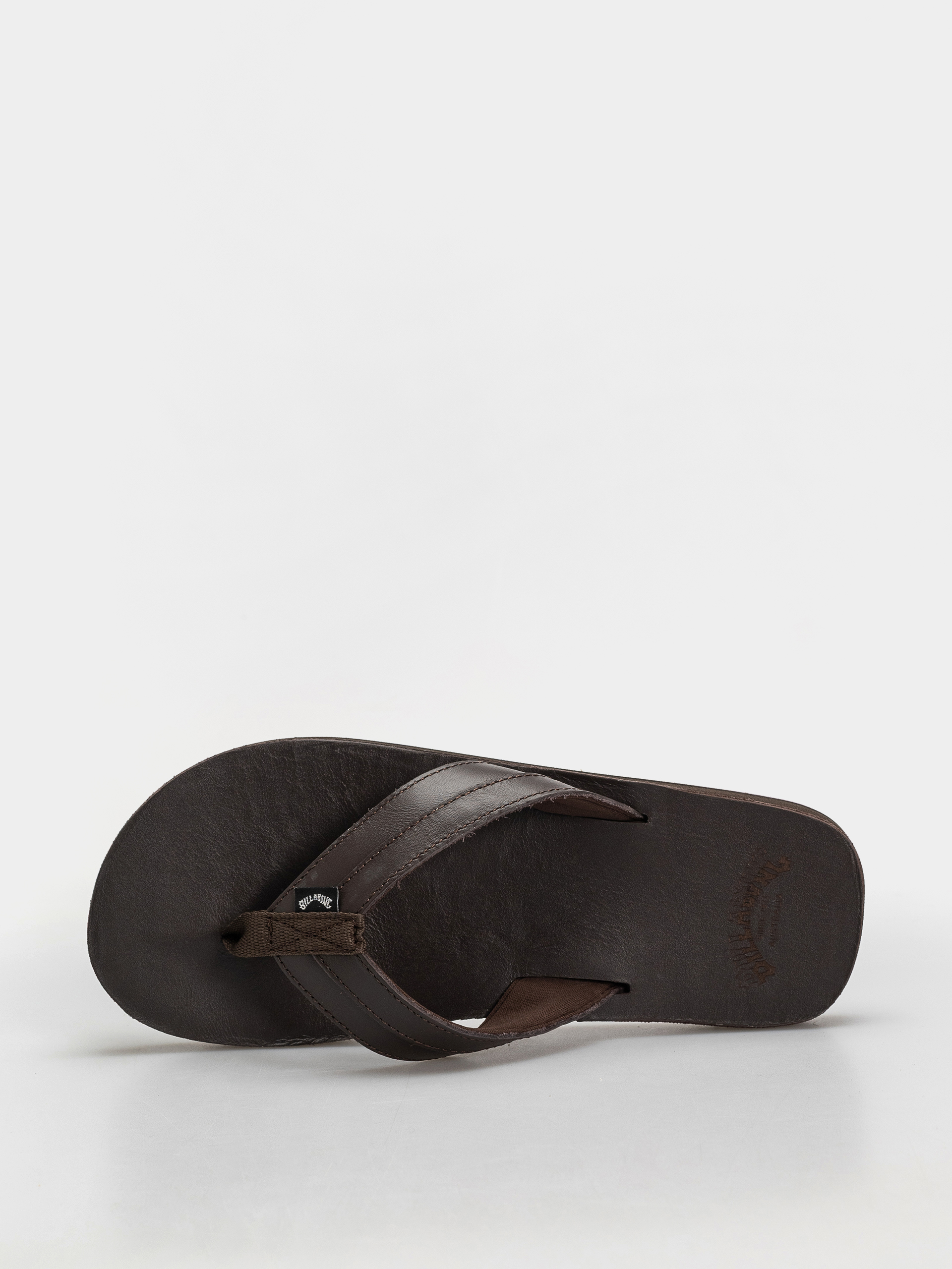 Billabong Mojave Leather Flip-flops (dark brown)