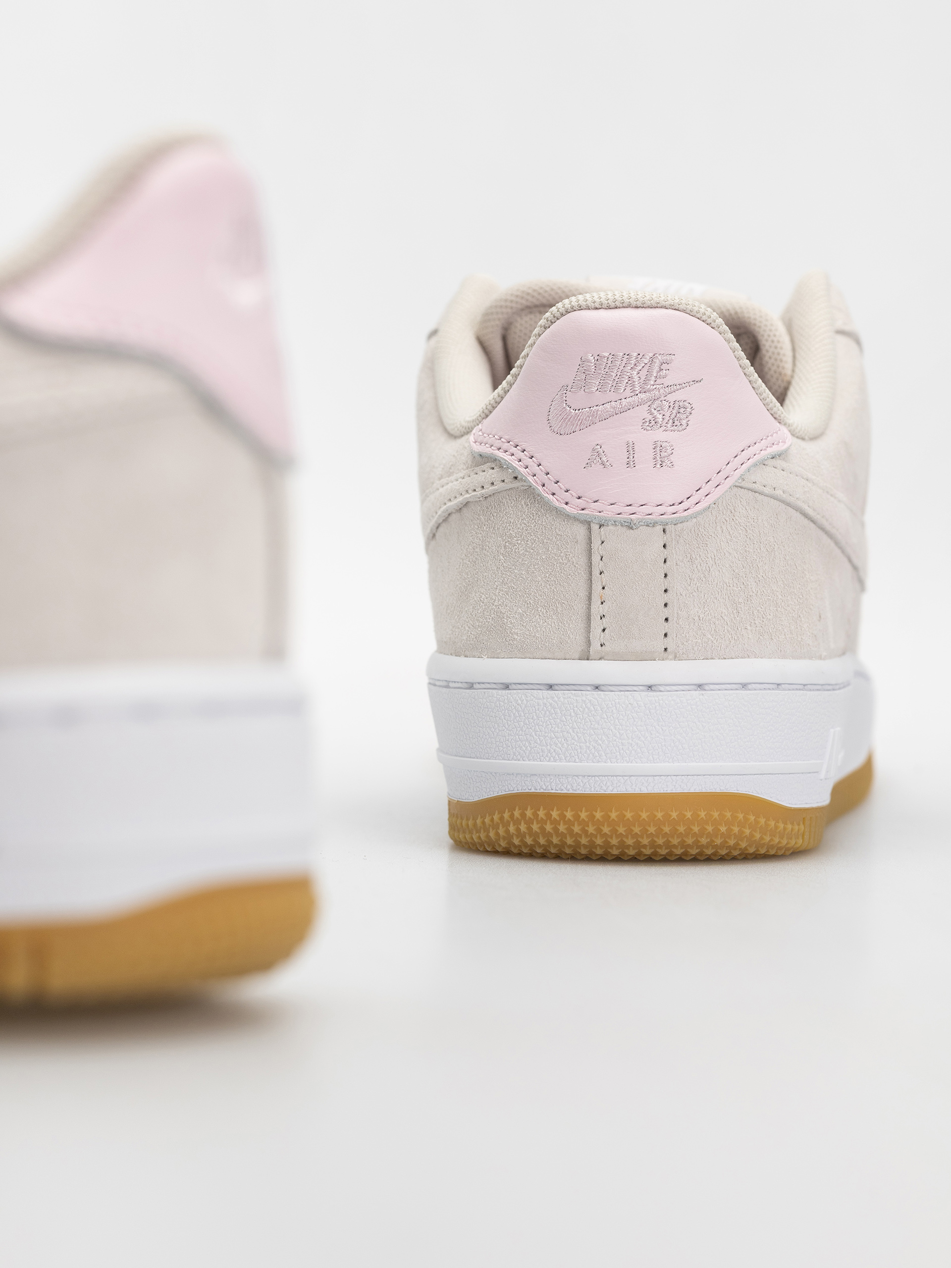 Nike SB Schuhe Air Force 1 (lt orewood brn/lt orewood brn/white)