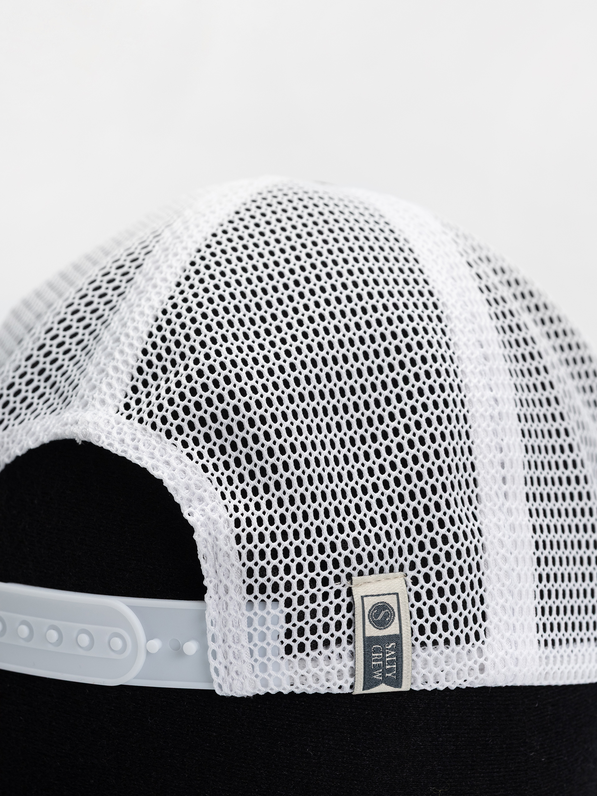 Salty Crew Cap Stamped Trucker (deep ocean/brown)