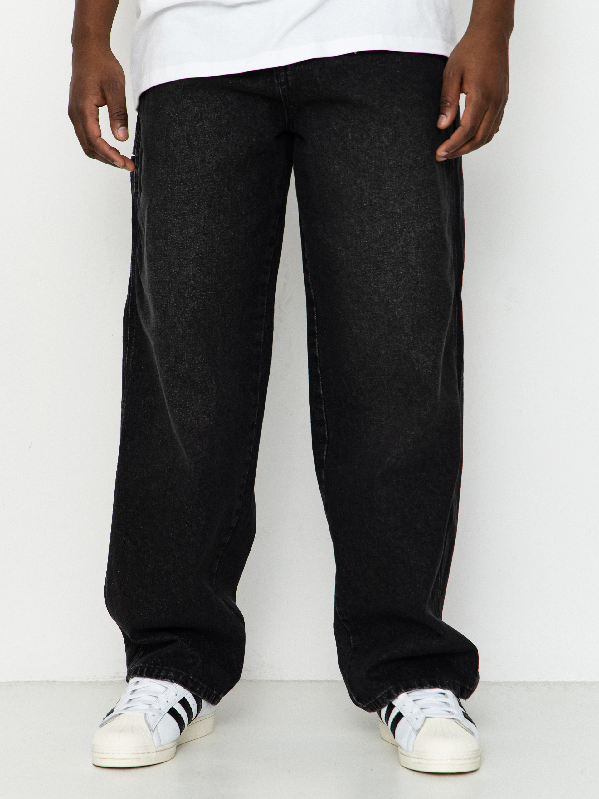 Dickies 958 Baggy Tapered Work Pants - black (black wash faded)