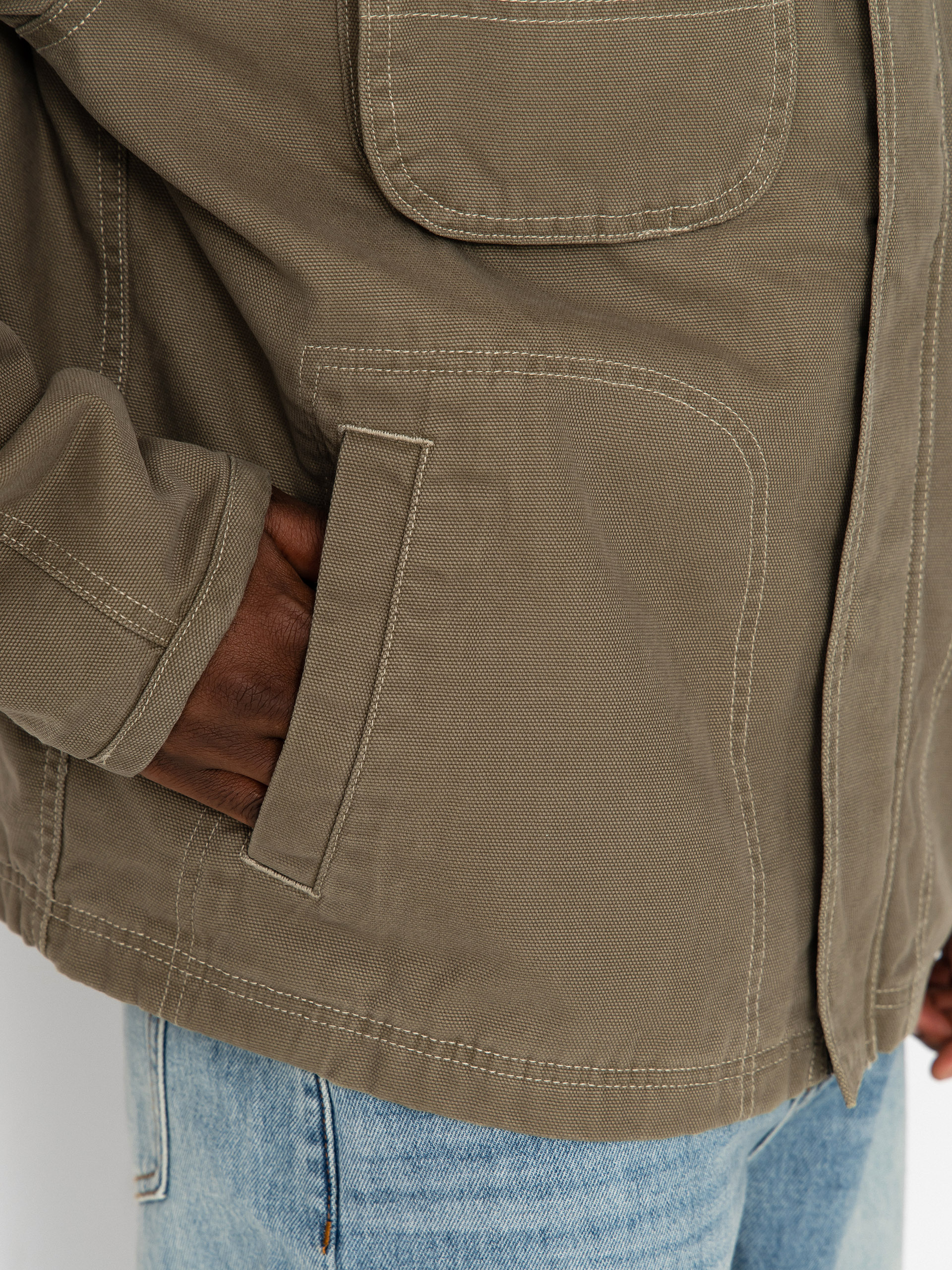 Vans Umber Pigment Canvas Jacke (aluminum)