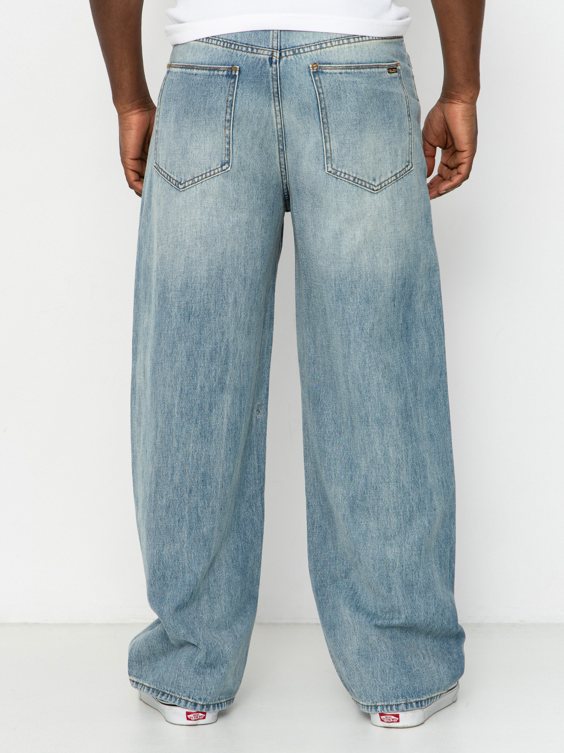 Volcom Beeggys Wmn Pants (dusty blue wash)