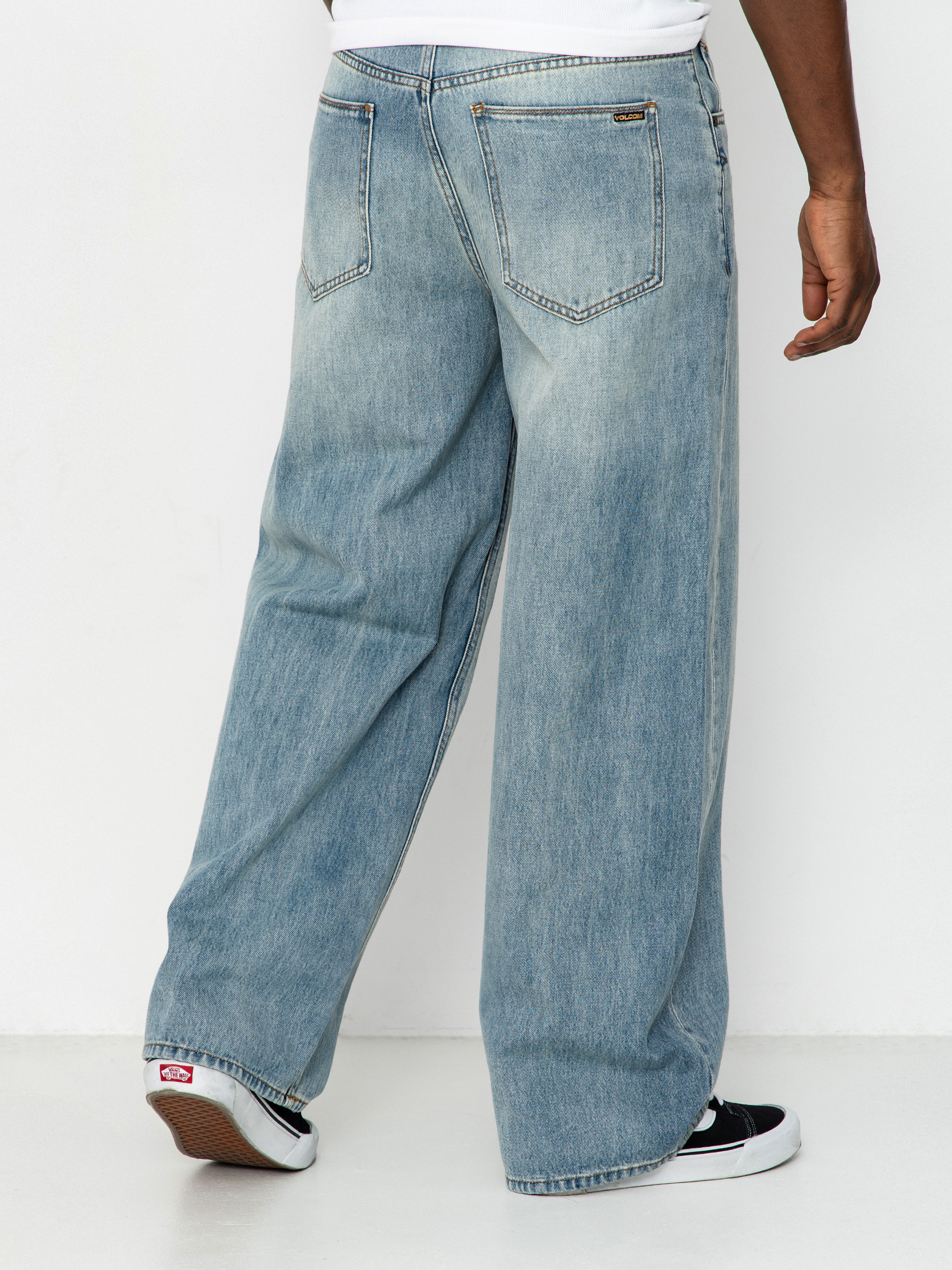 Volcom Beeggys Wmn Pants (dusty blue wash)