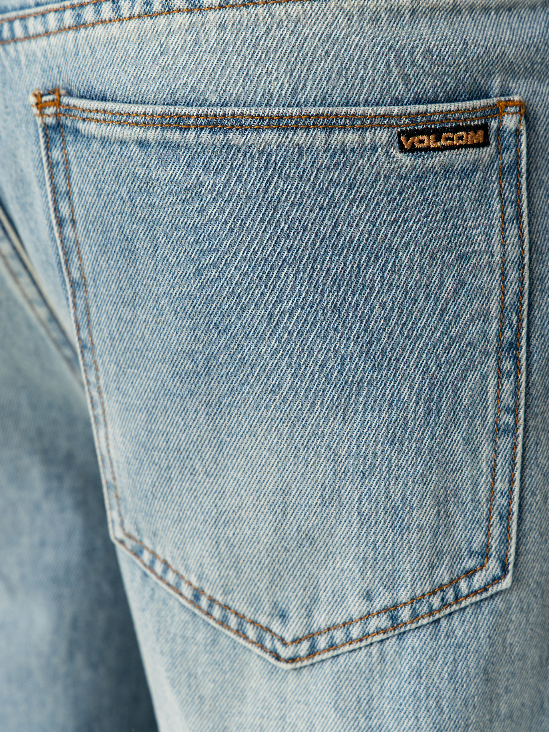 Volcom Beeggys Wmn Pants (dusty blue wash)