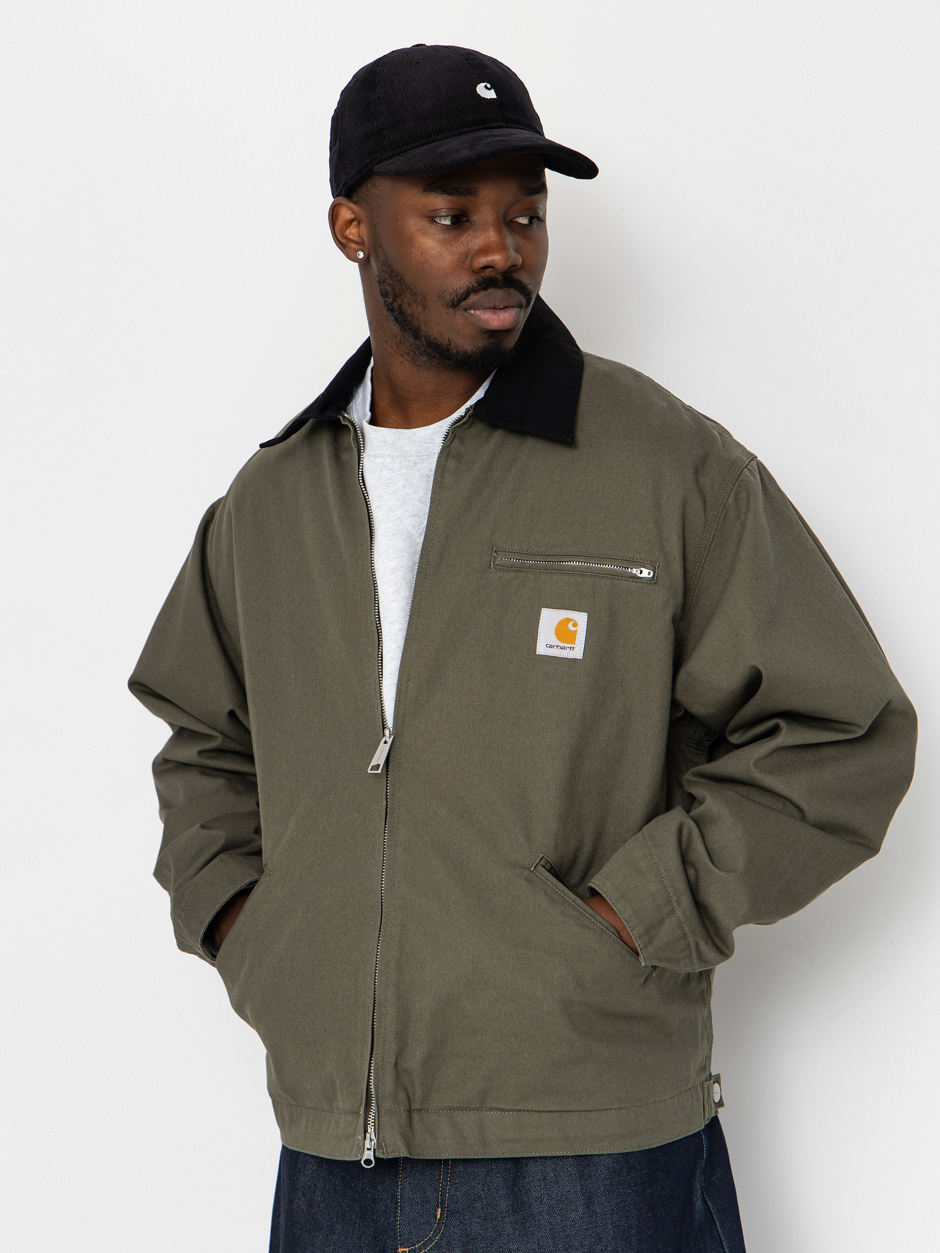 Carhartt WIP OG Detroit Jacket - beige (dusty h brown/dusty h