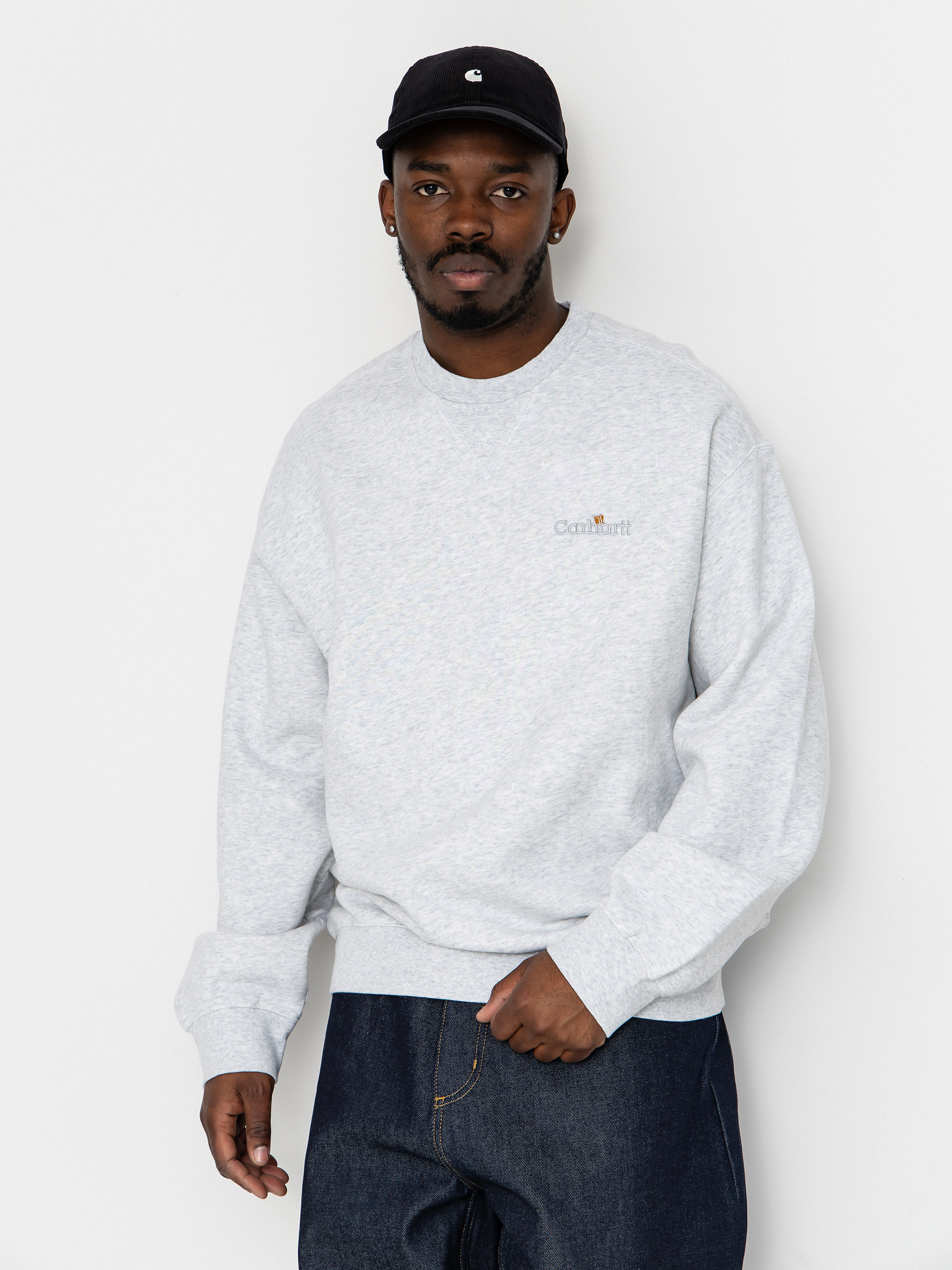 Carhartt WIP WIP Label Sweatshirt (ash heather)