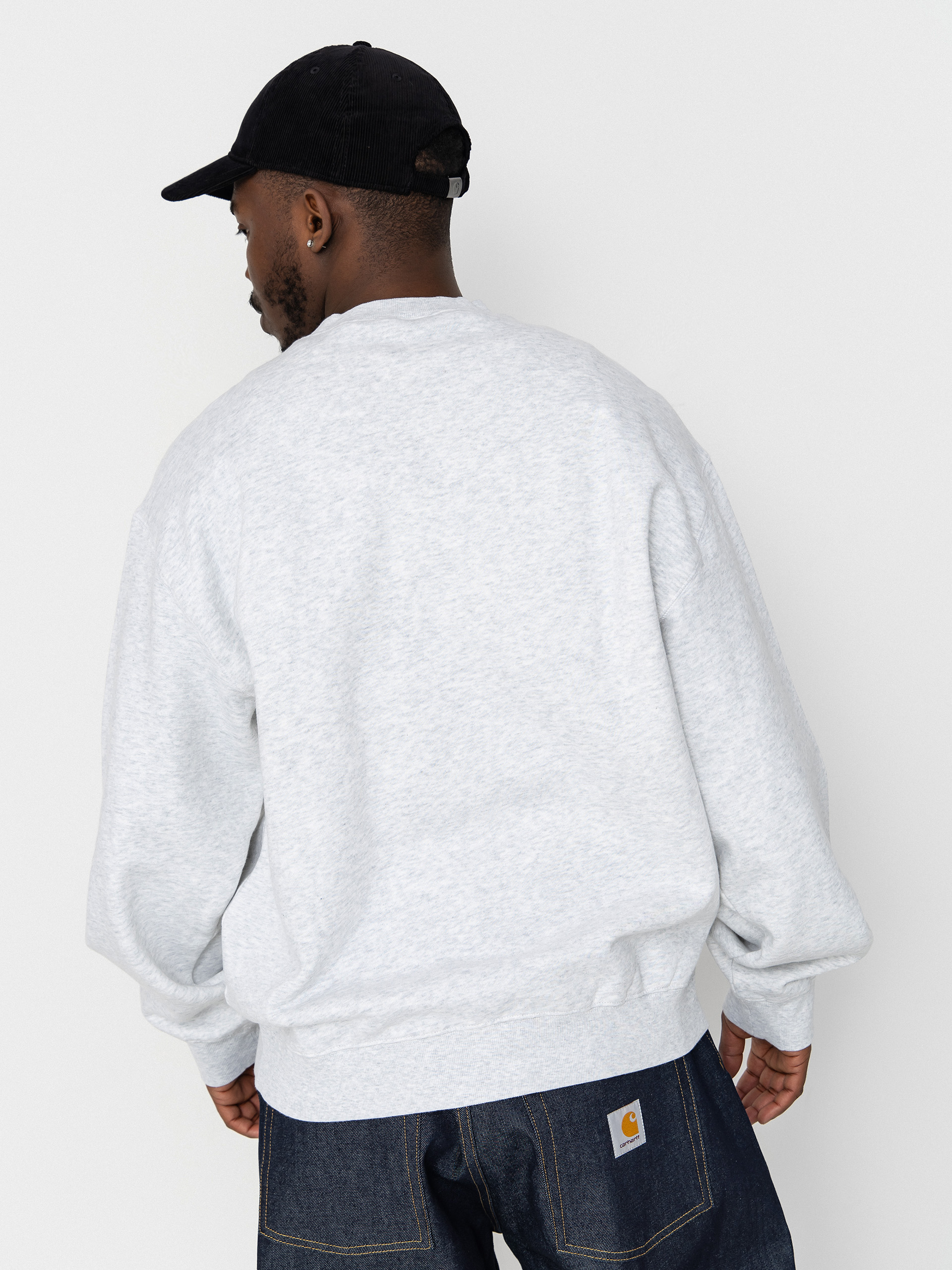 Carhartt WIP WIP Label Sweatshirt (ash heather)