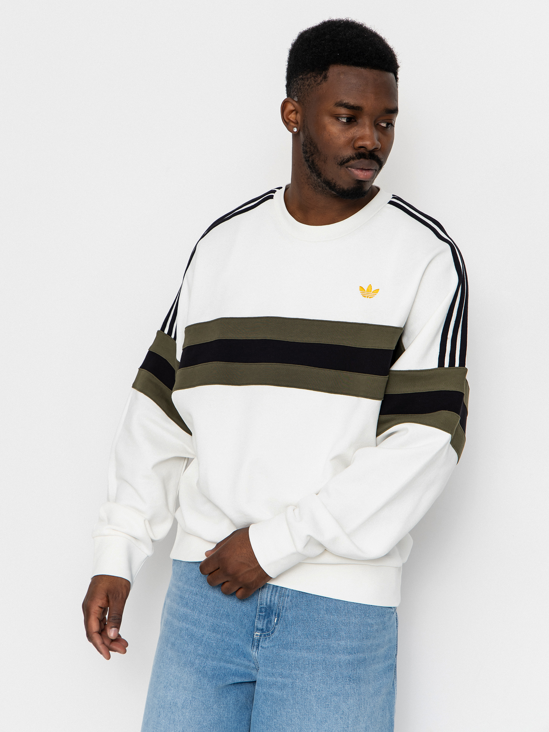 adidas Sk Og Crew Sweatshirt (cwhite/olistr/black)