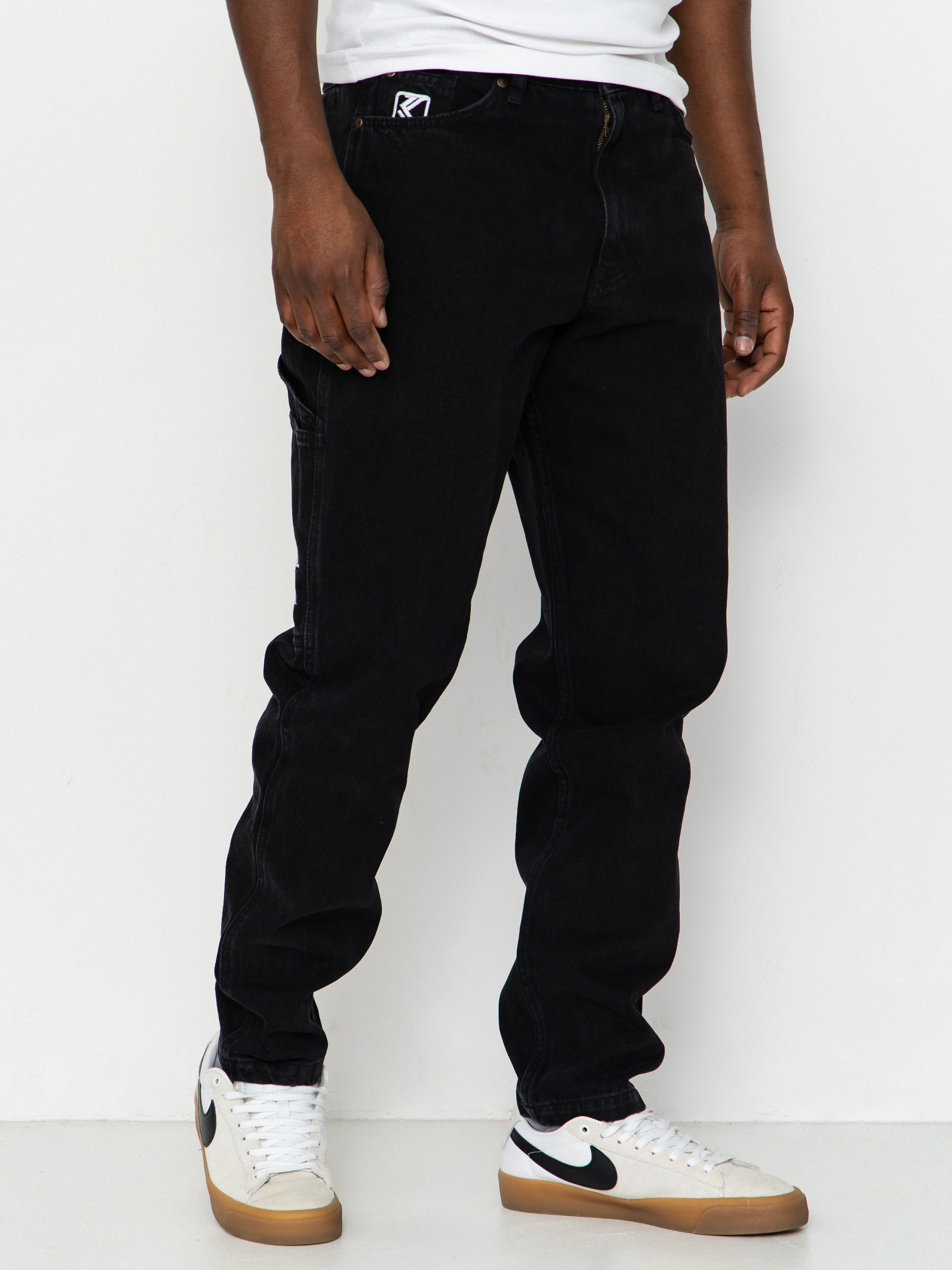 Karl Kani Retro Tapered Workwear Denim Pants (vintage black)