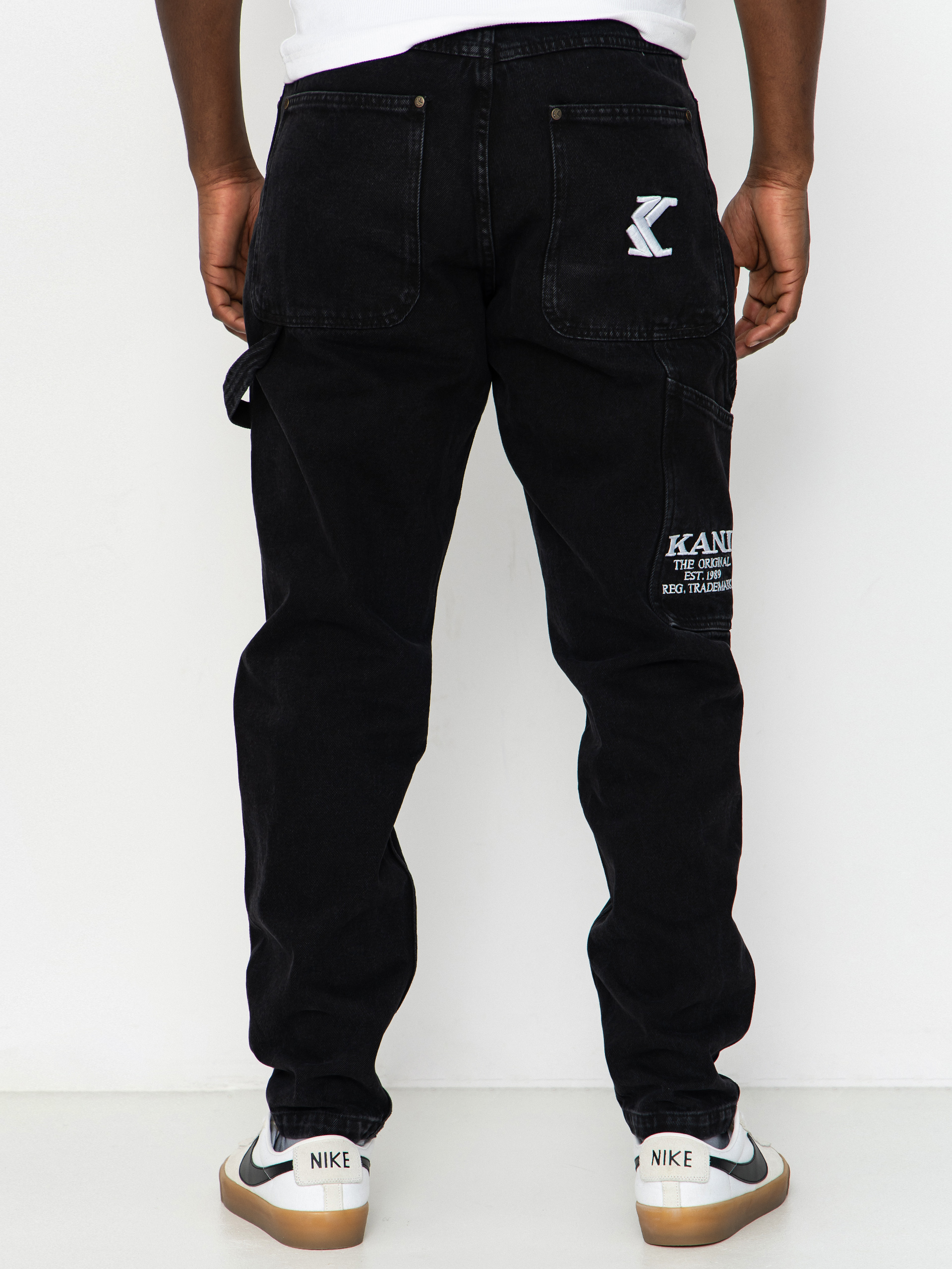 Karl Kani Retro Tapered Workwear Denim Pants (vintage black)
