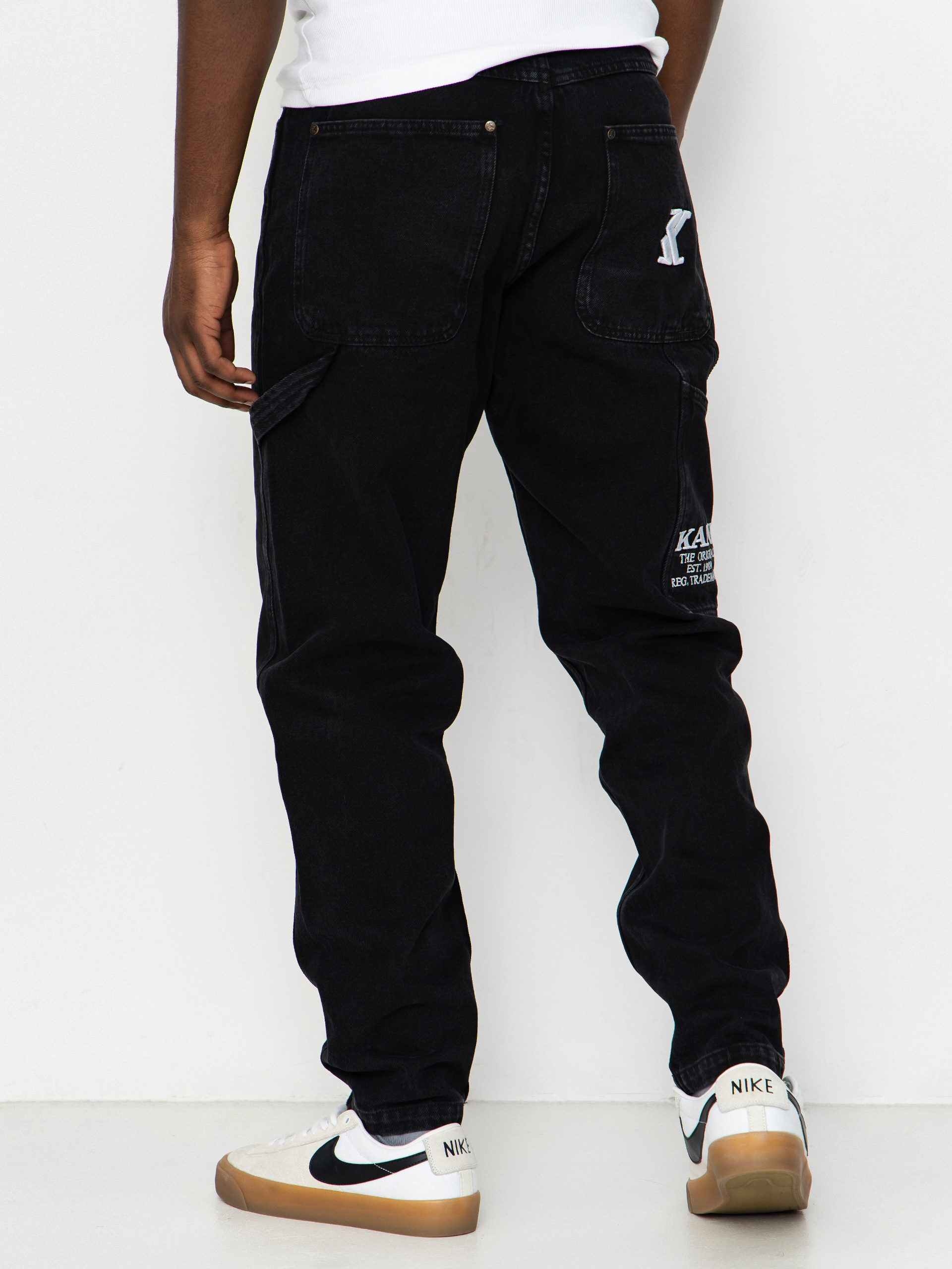 Karl Kani Retro Tapered Workwear Denim Pants (vintage black)