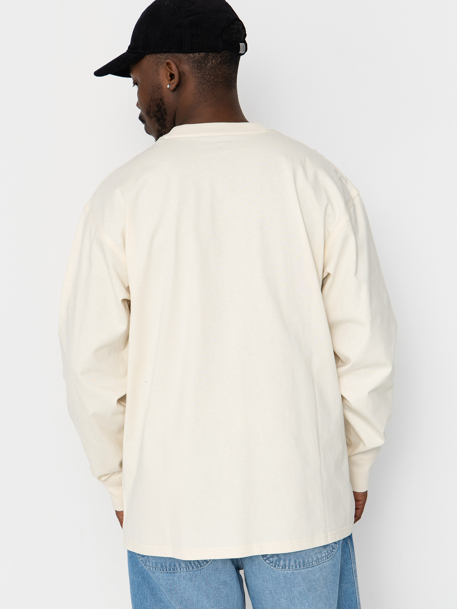 Carhartt WIP Longsleeve American Script (natural)
