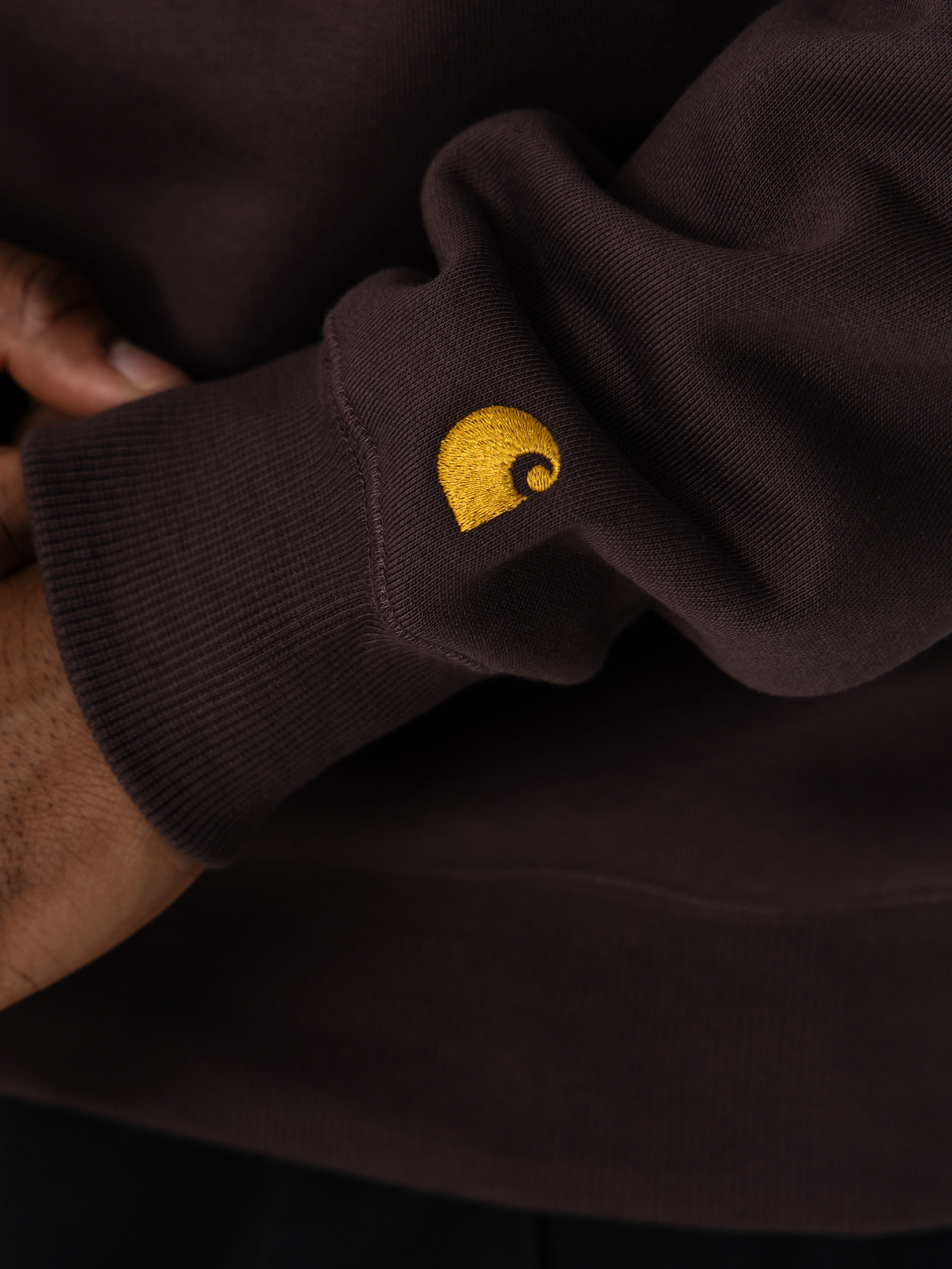 Carhartt WIP Sweatshirt Chase (shale/gold)